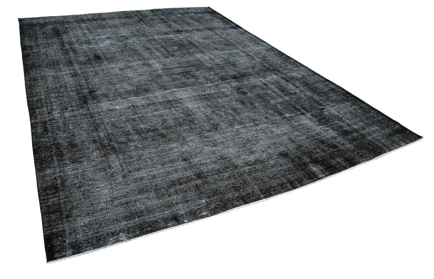 9x13 Black Overdyed Large Area Rug - 24870