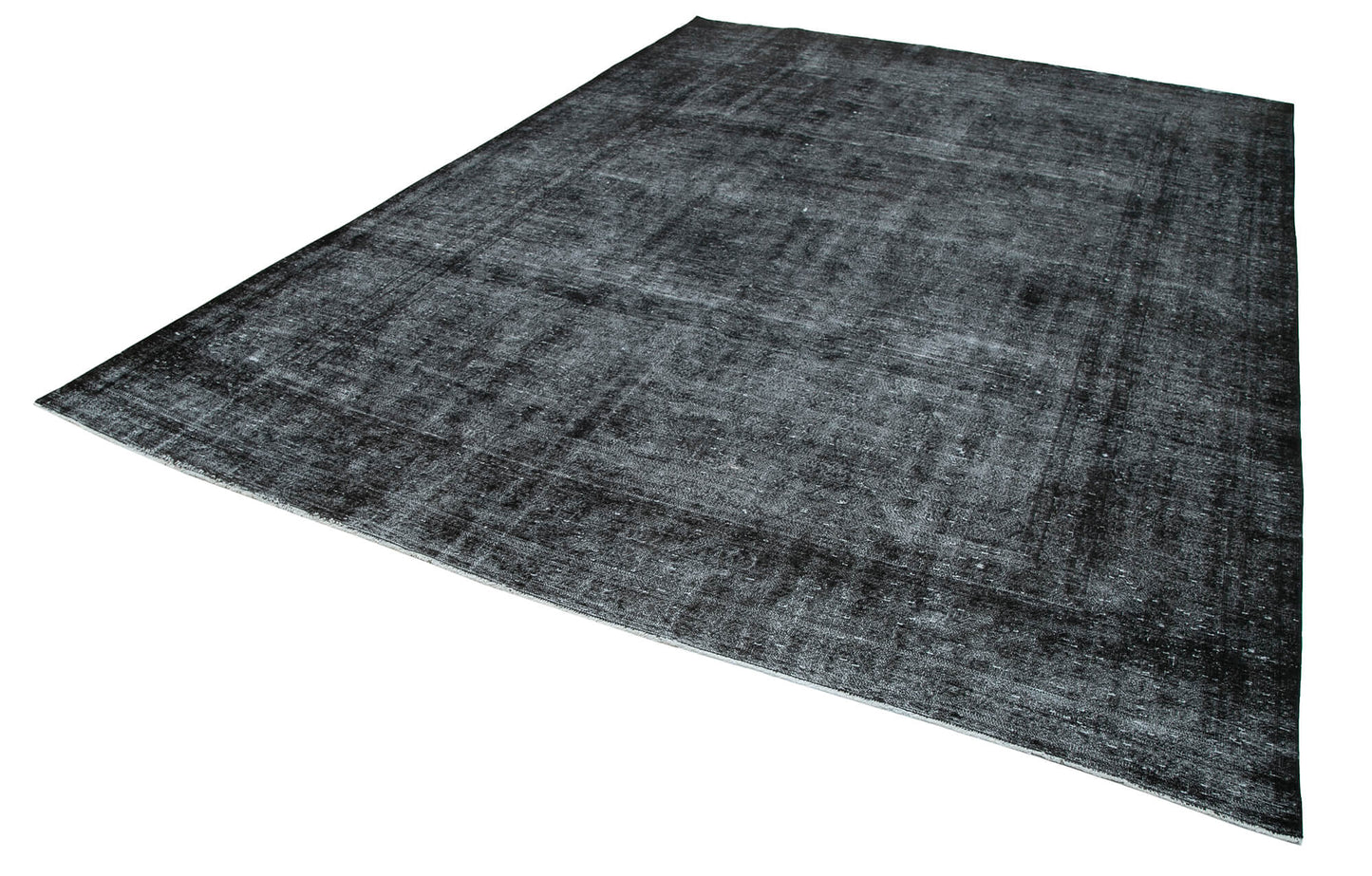 9x13 Black Overdyed Large Area Rug - 24870