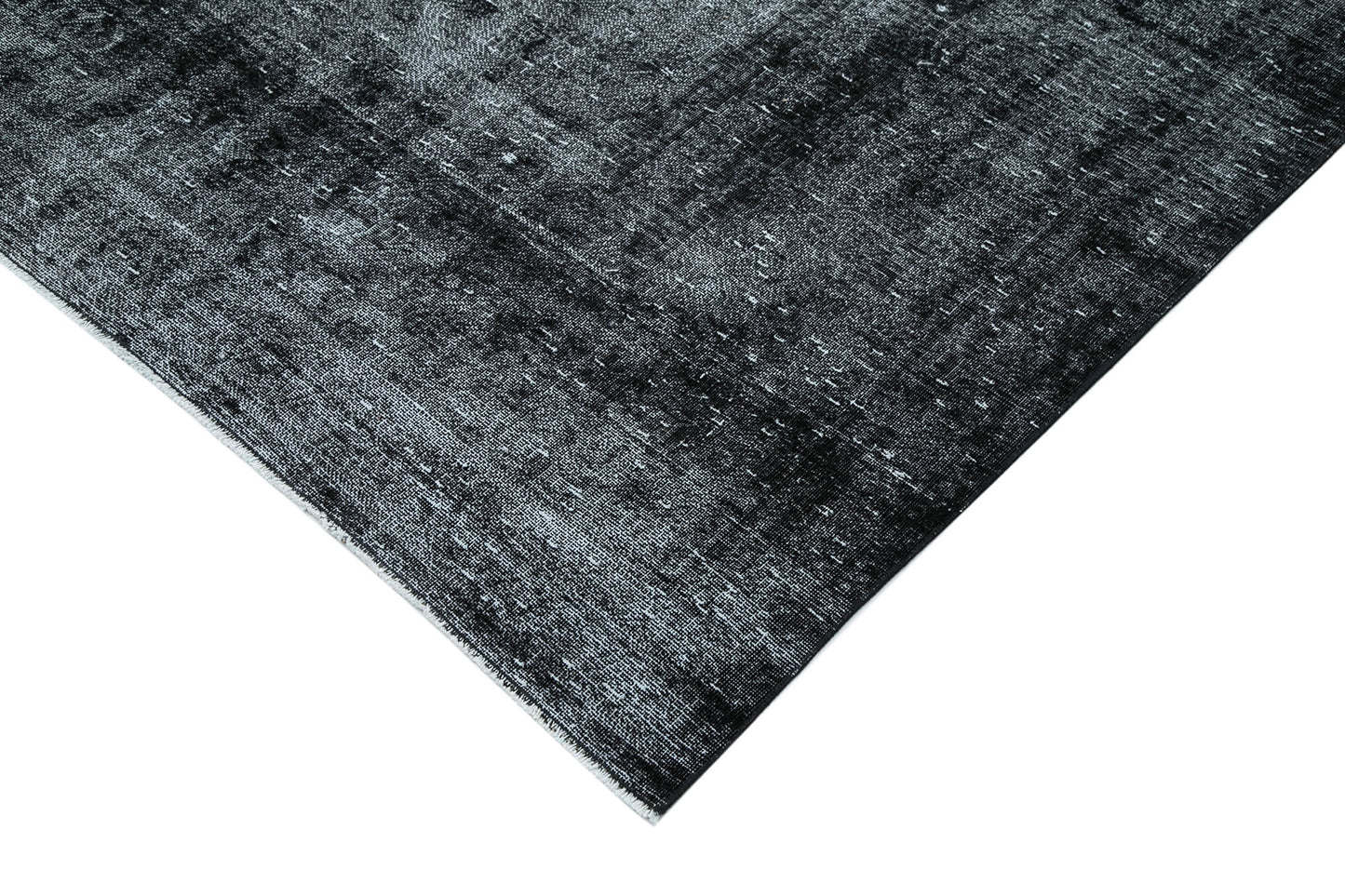 9x13 Black Overdyed Large Area Rug - 24870