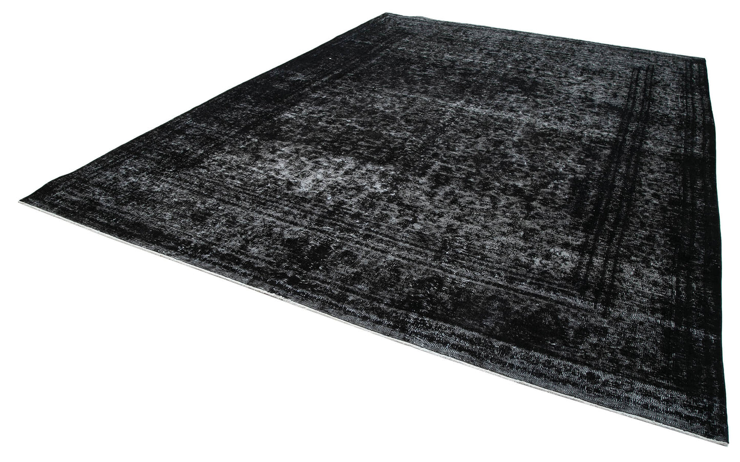 10x13 Black Overdyed Large Area Rug - 24873