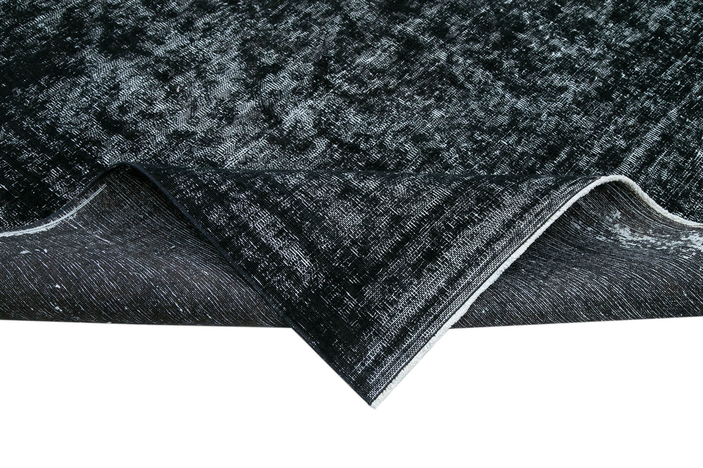 10x13 Black Overdyed Large Area Rug - 24873