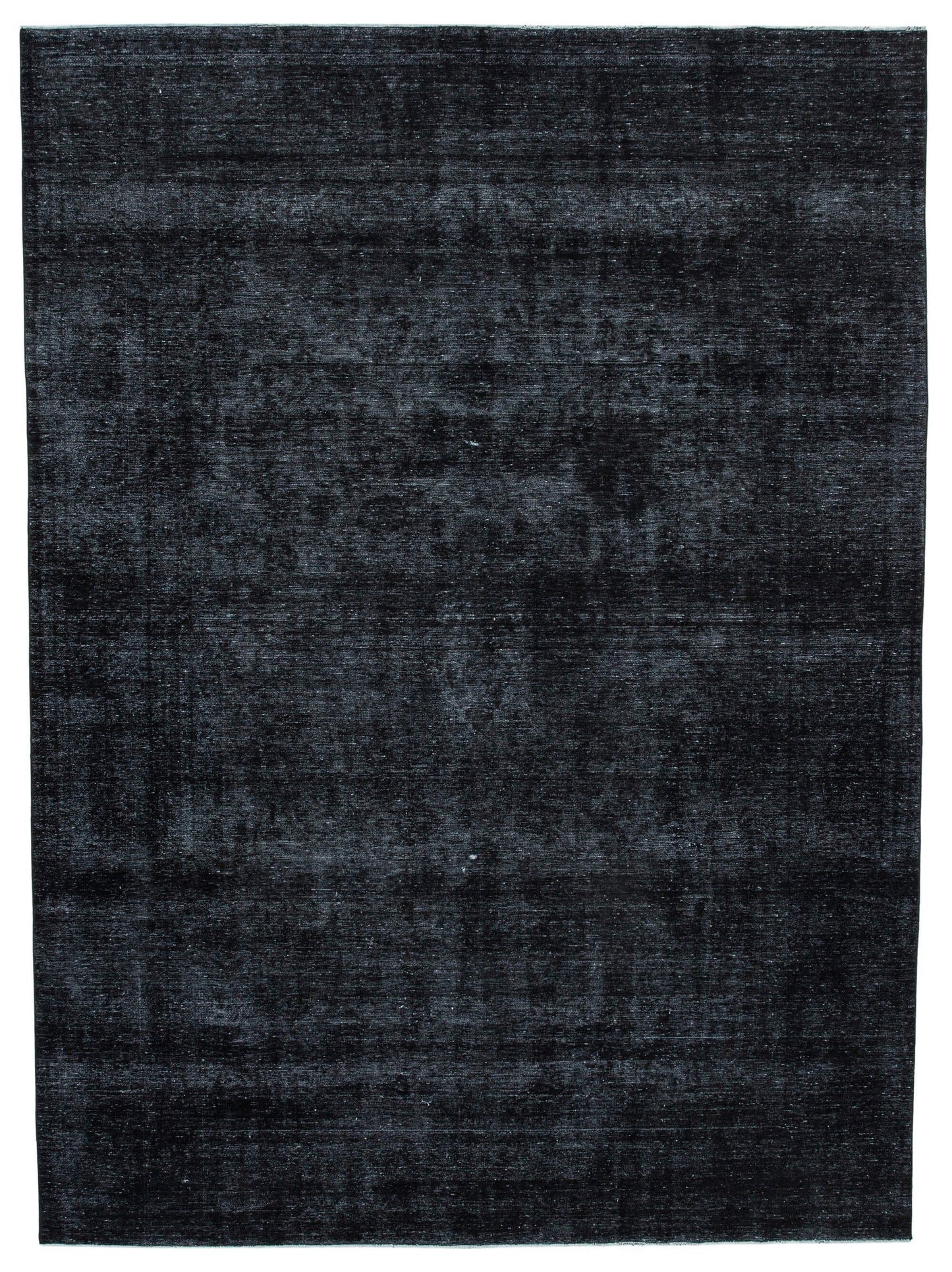 9x13 Black Overdyed Large Area Rug - 24874