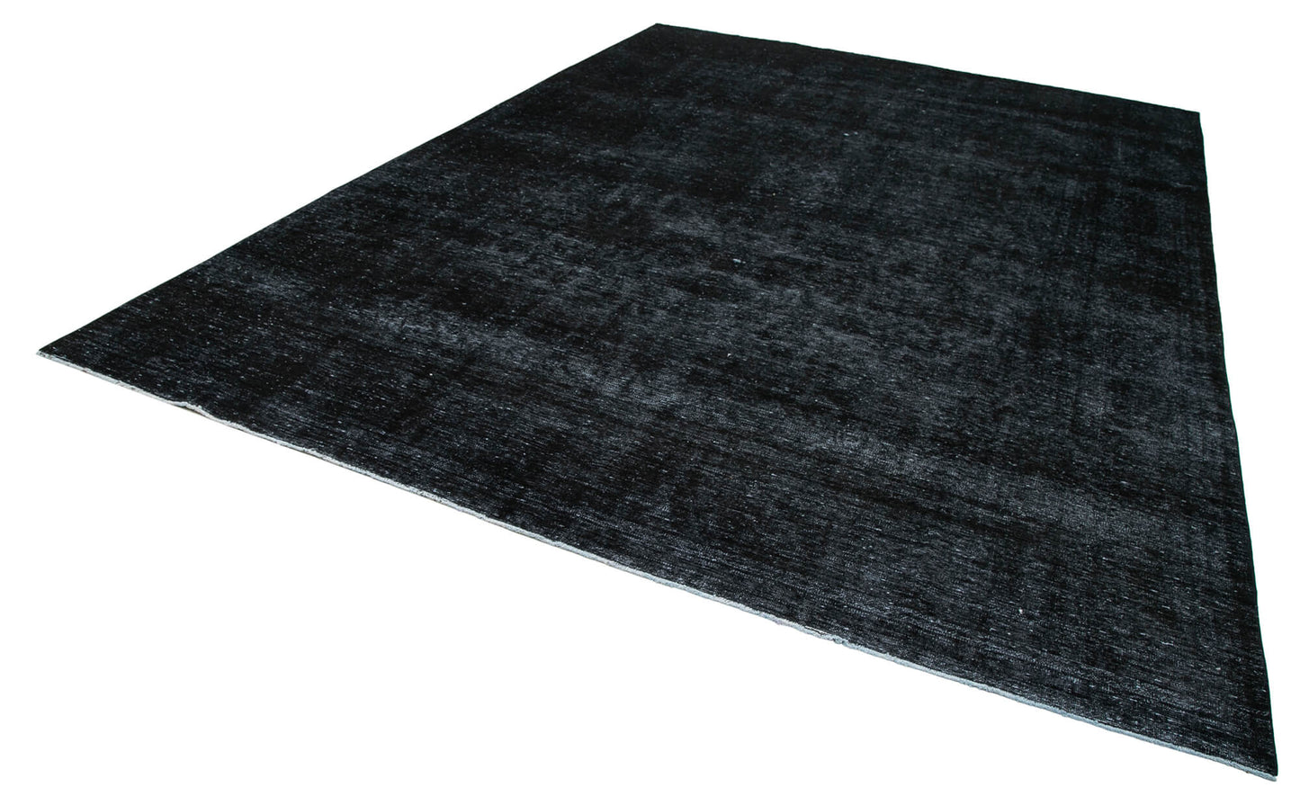 9x13 Black Overdyed Large Area Rug - 24874