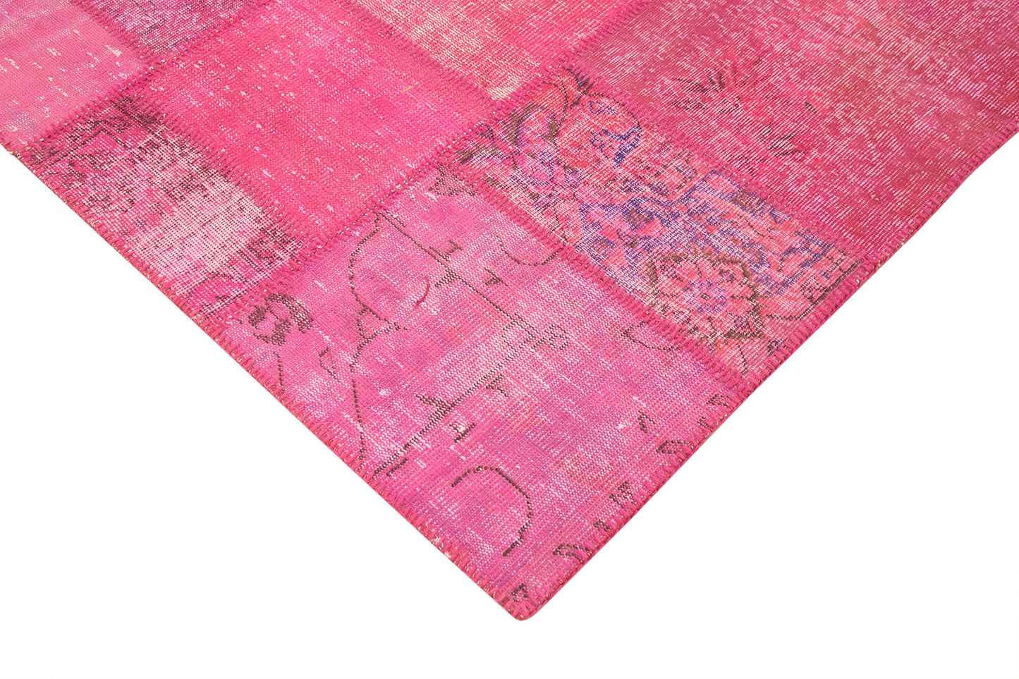 8x12 Pink Patchwork Rug- 25292