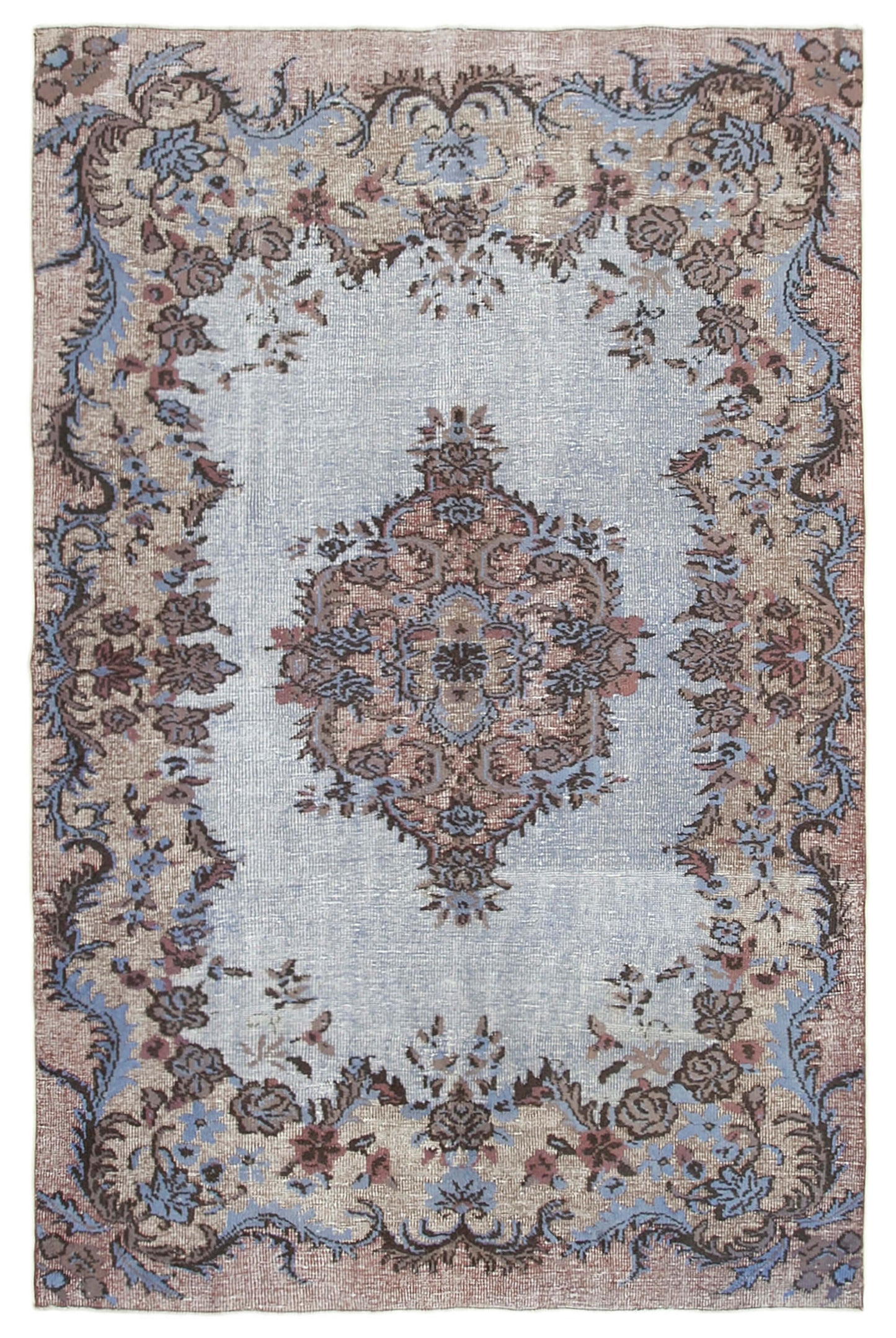 6x9 Blue Over Dyed Rug - 25433