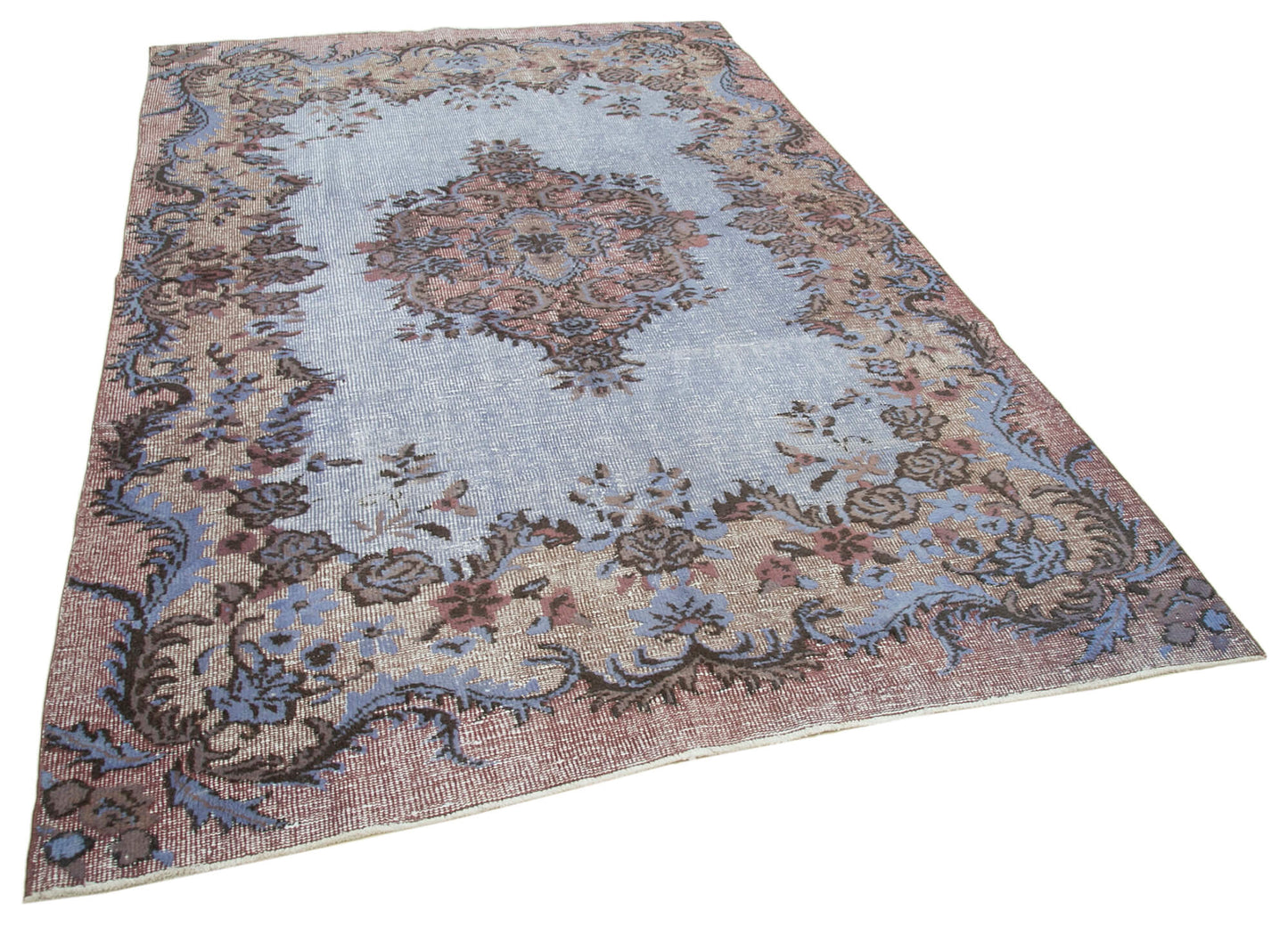 6x9 Blue Over Dyed Rug - 25433