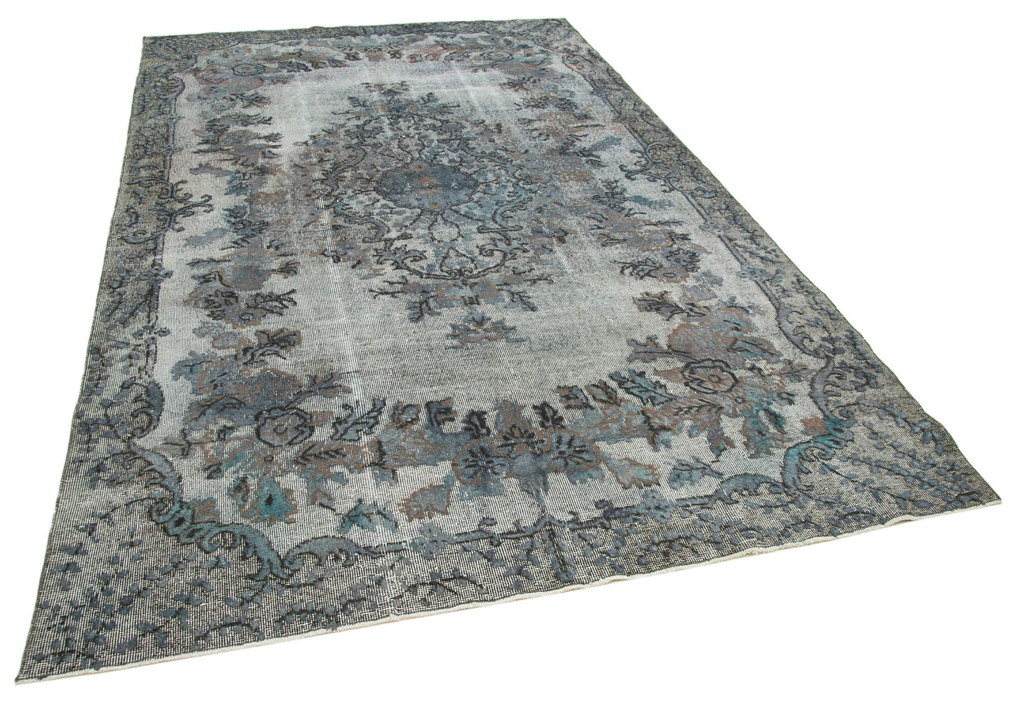 7x10 Grey Over Dyed Rug - 25441