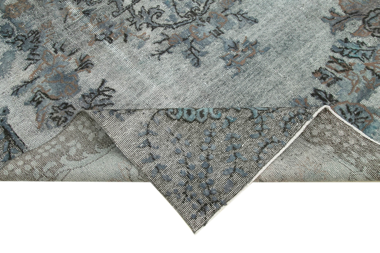 7x10 Grey Over Dyed Rug - 25441