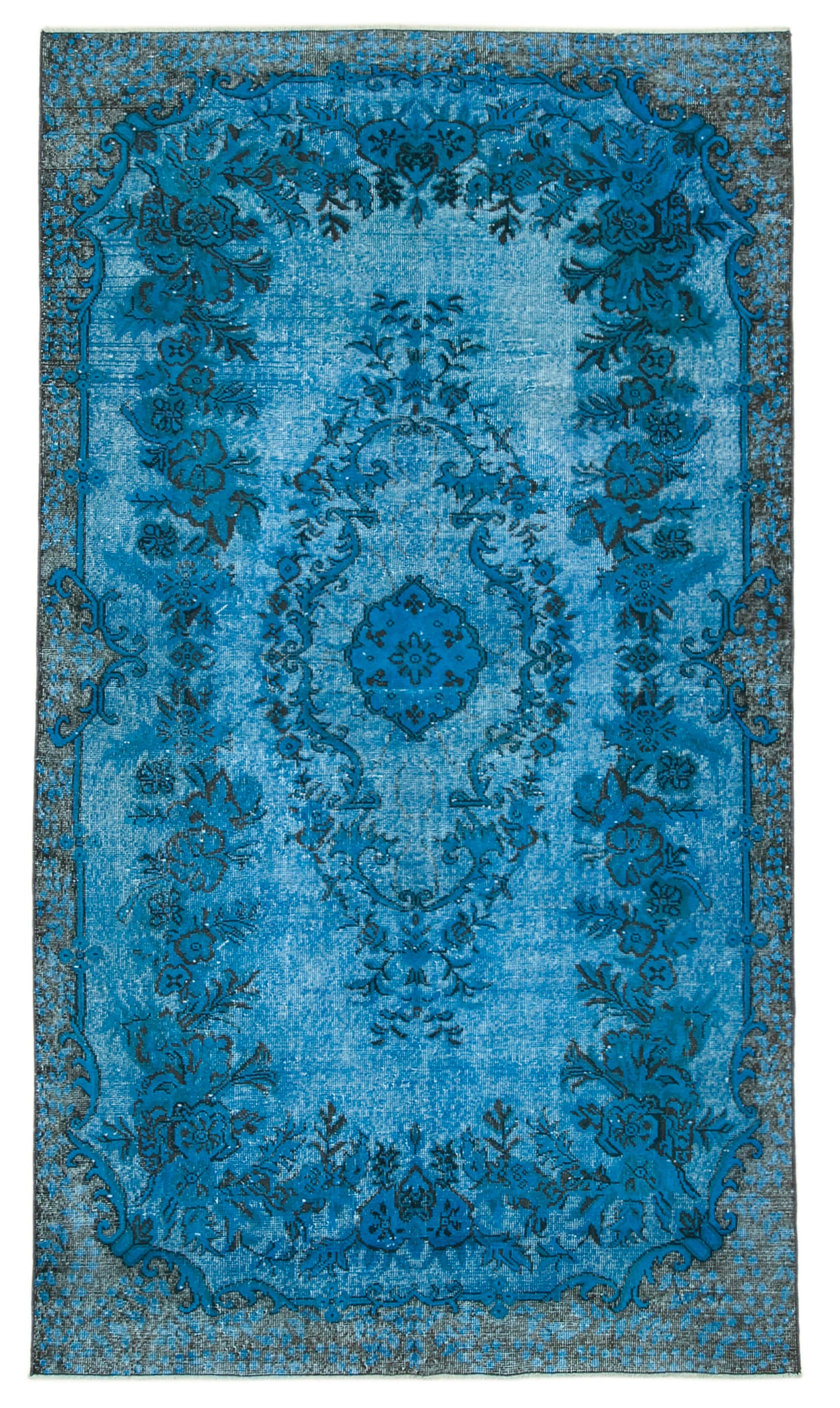 6x10 Blue Over Dyed Rug - 25479