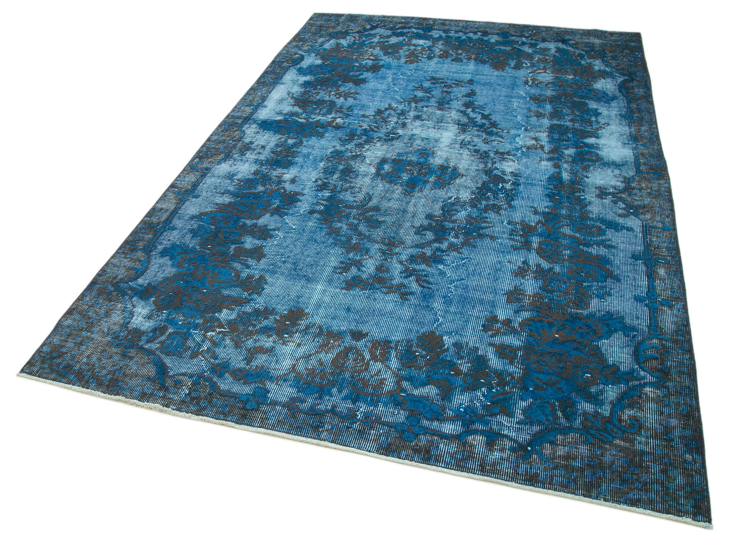 5x9 Blue Over Dyed Rug - 25480