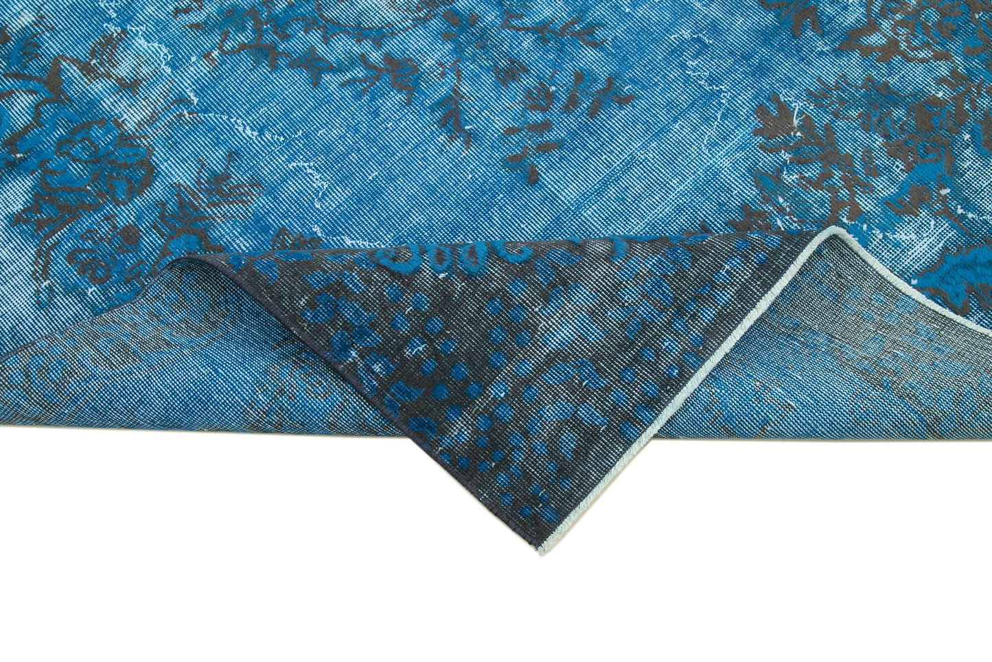 5x9 Blue Over Dyed Rug - 25480