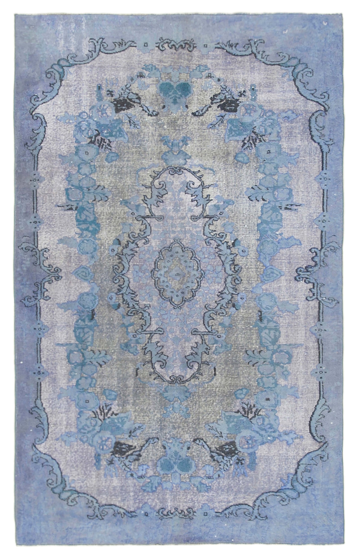 5x9 Blue Over Dyed Rug - 25520