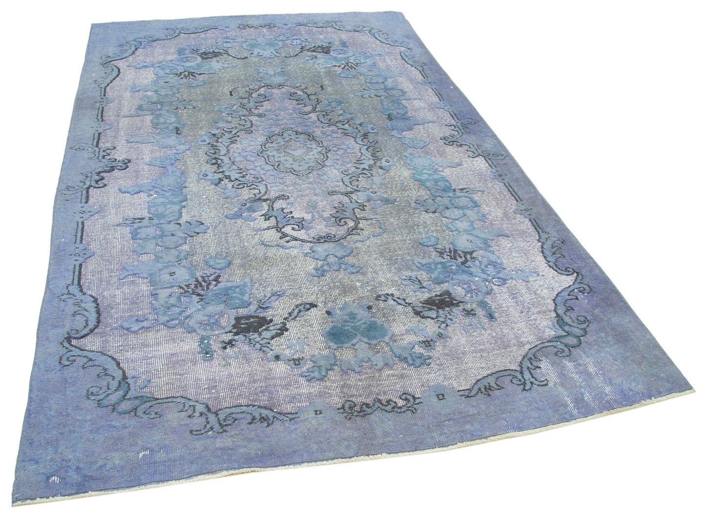 5x9 Blue Over Dyed Rug - 25520