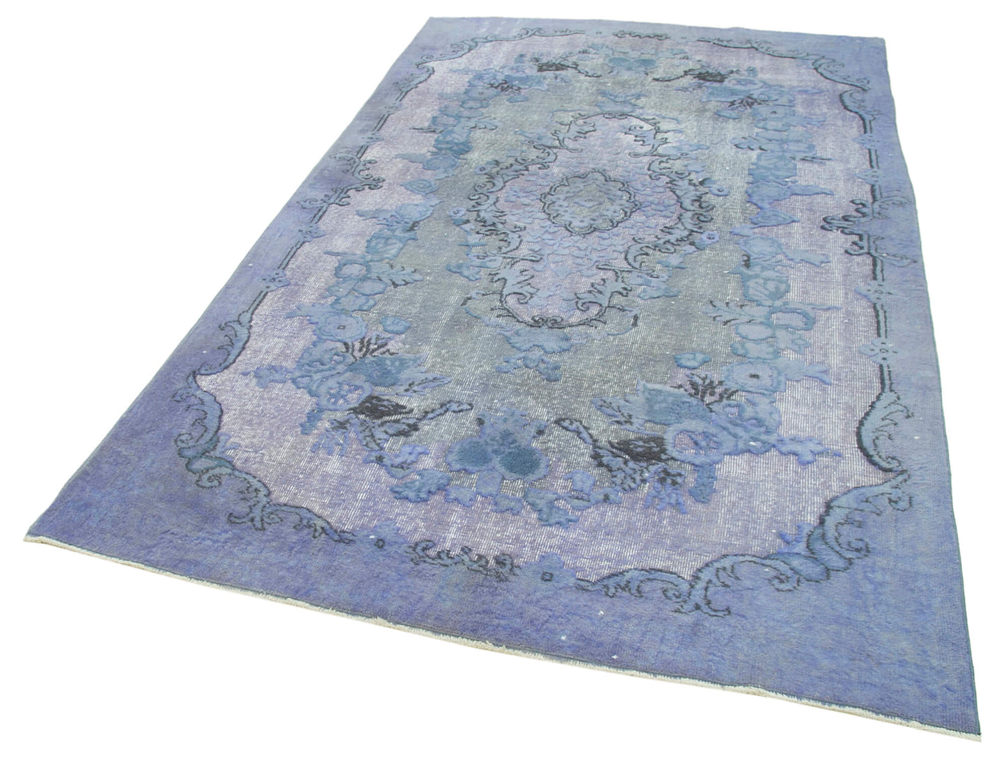 5x9 Blue Over Dyed Rug - 25520