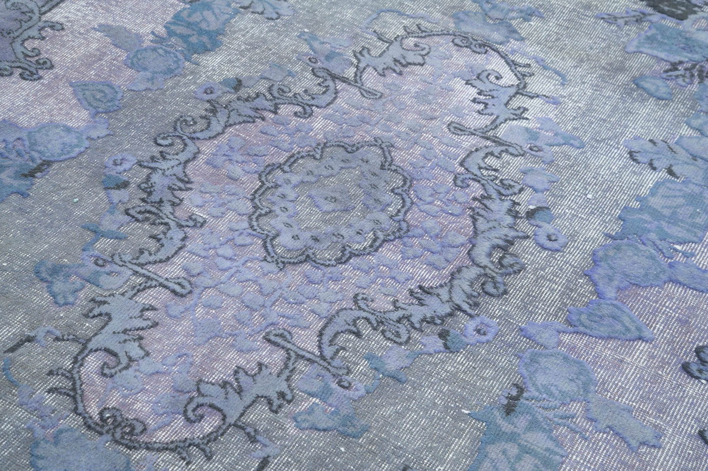 5x9 Blue Over Dyed Rug - 25520