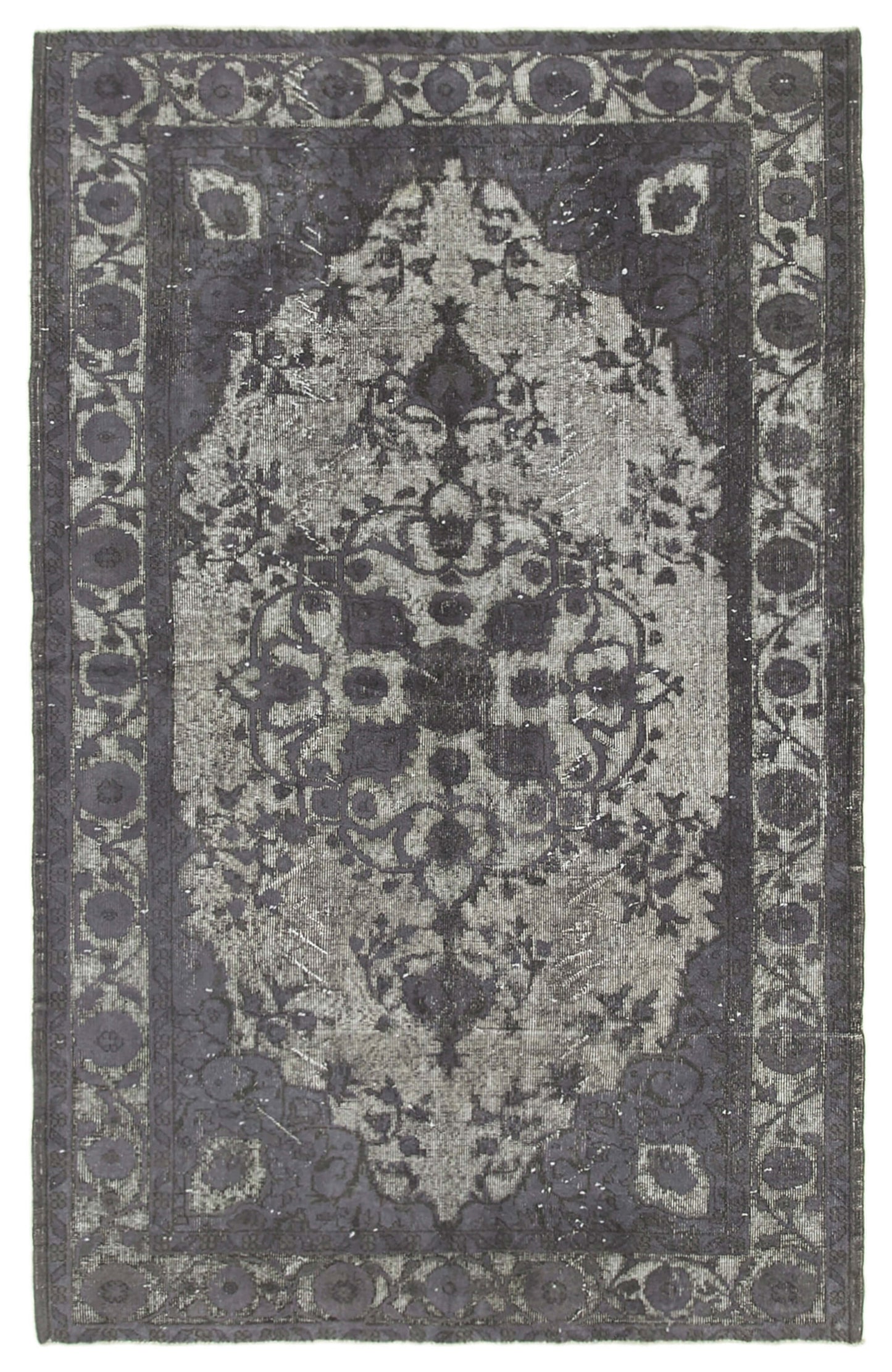 6x9 Grey Over Dyed Rug - 25527