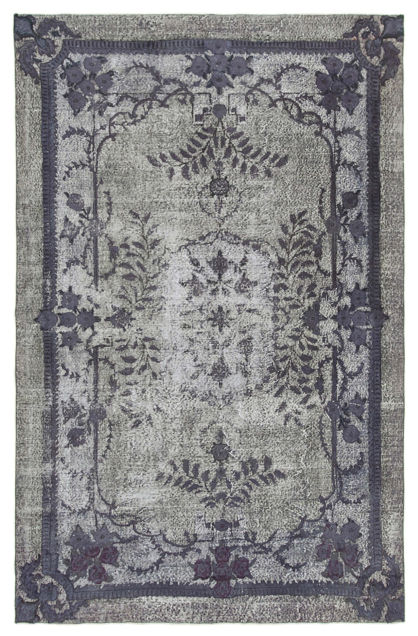 7x10 Grey Over Dyed Rug - 25550