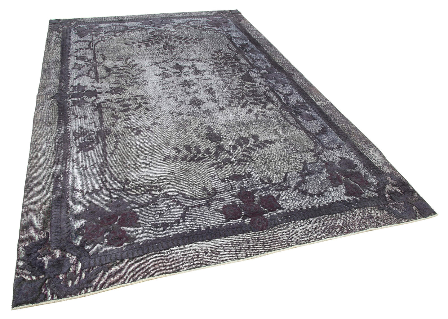 7x10 Grey Over Dyed Rug - 25550