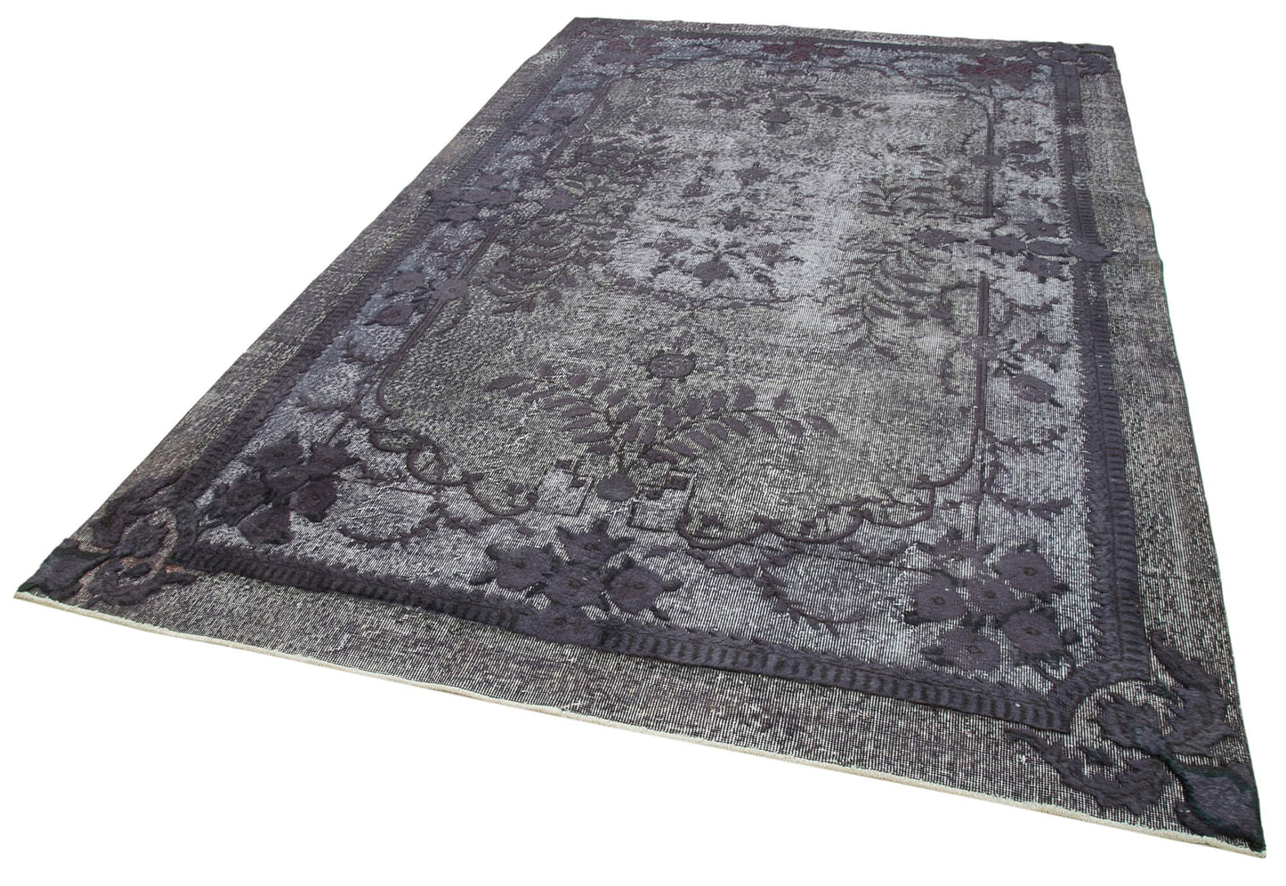 7x10 Grey Over Dyed Rug - 25550