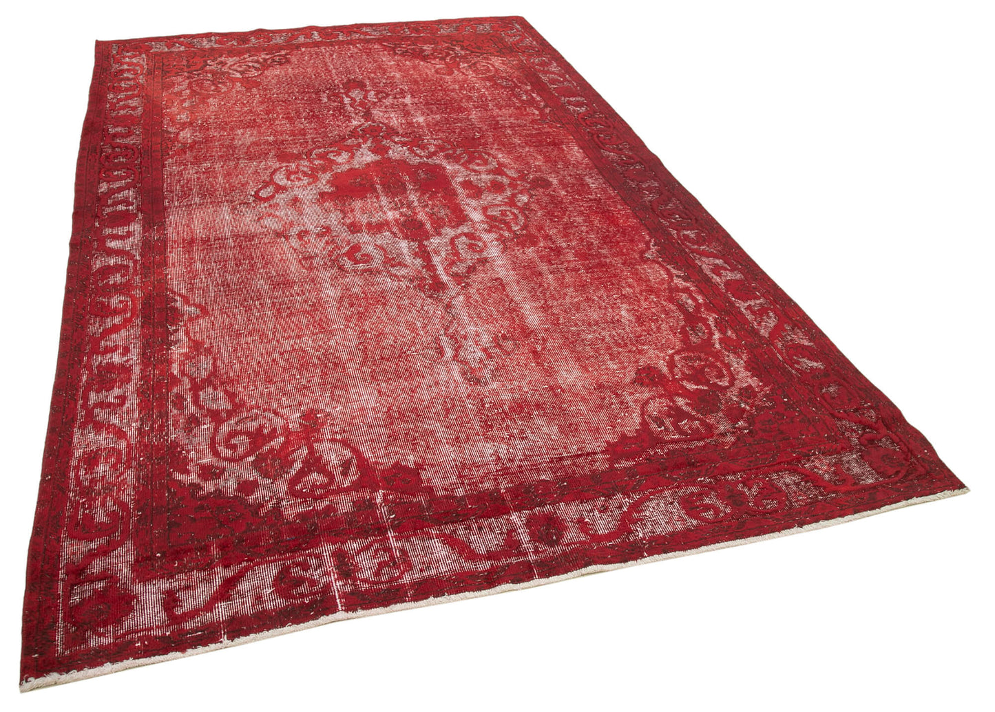 6x10 Red Over Dyed Rug - 25561