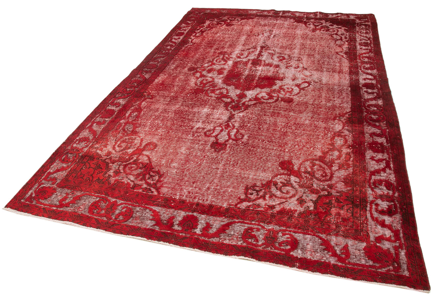 6x10 Red Over Dyed Rug - 25561