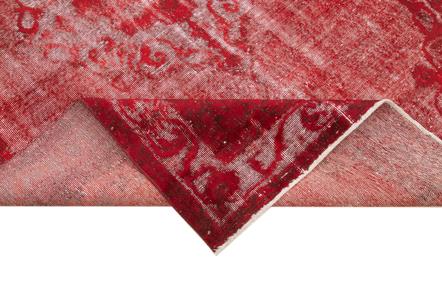 6x10 Red Over Dyed Rug - 25561