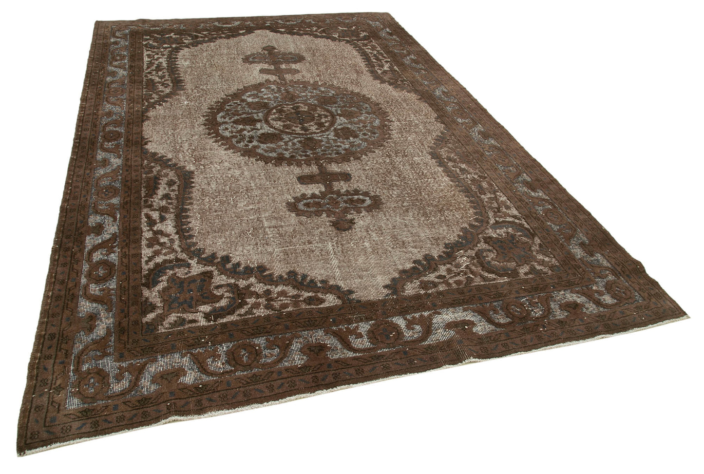 7x10 Brown Over Dyed Rug - 25563