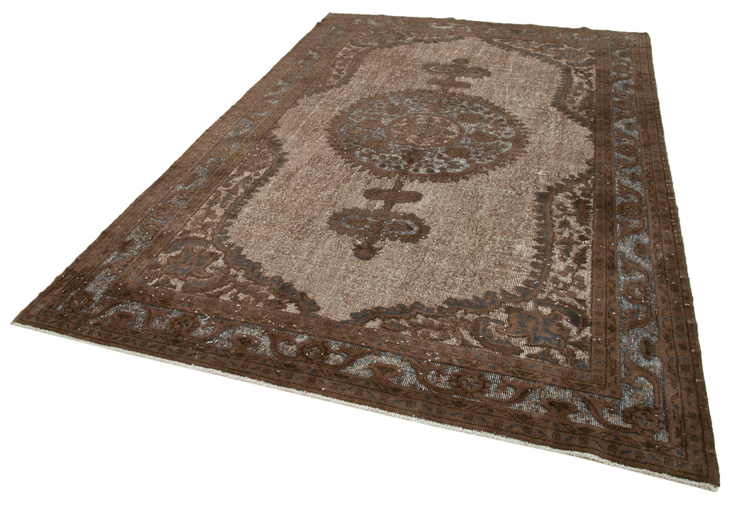 7x10 Brown Over Dyed Rug - 25563