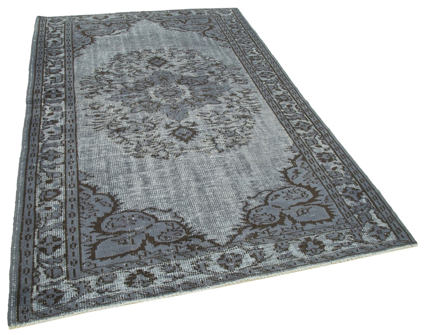 5x8 Grey Over Dyed Rug - 25588