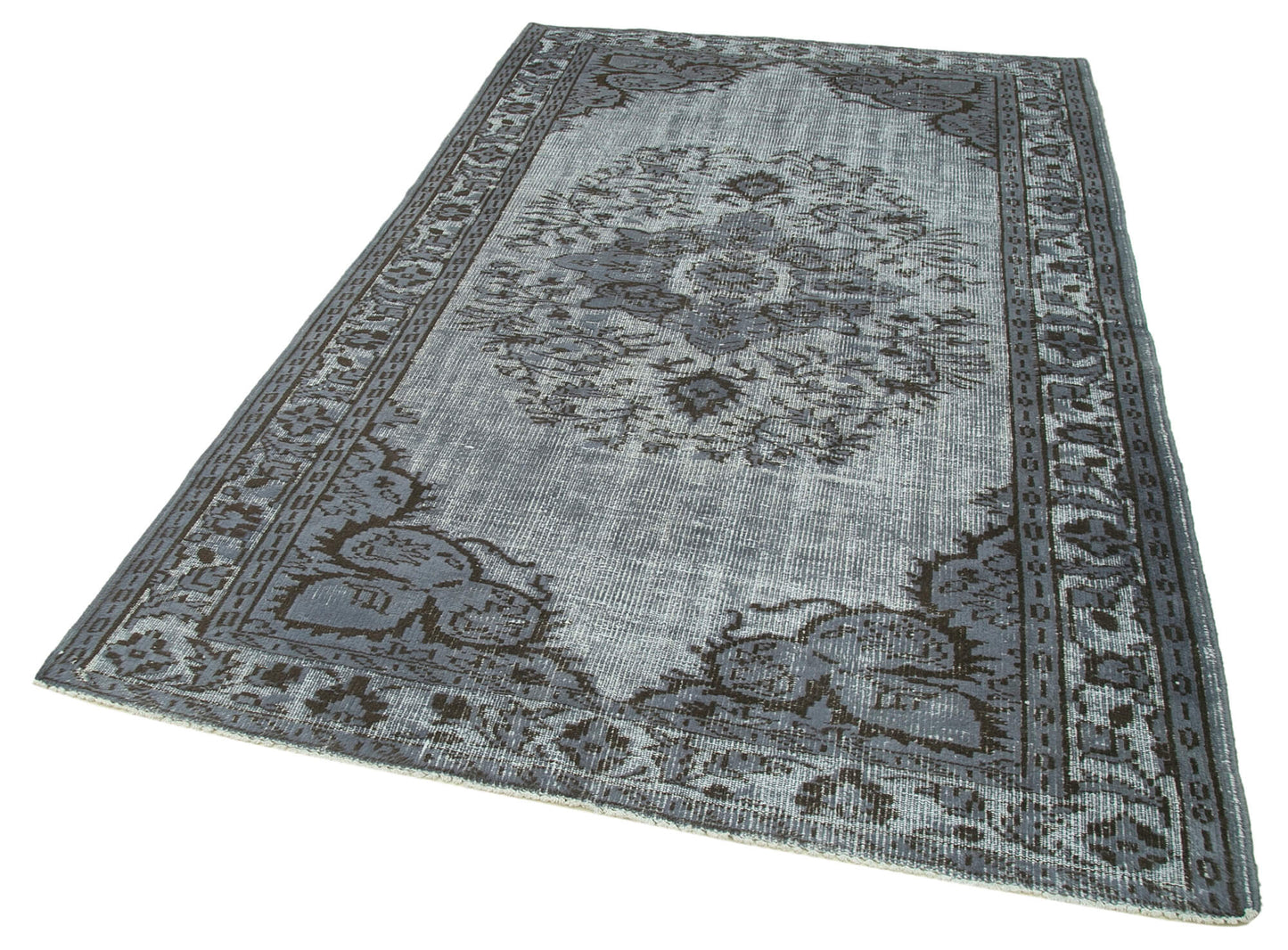 5x8 Grey Over Dyed Rug - 25588