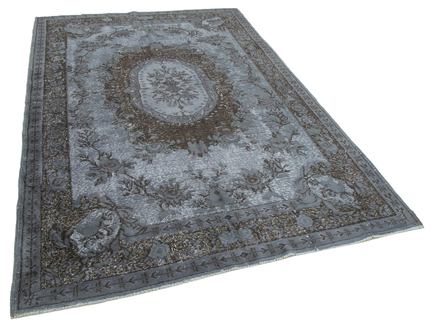 6x9 Grey Over Dyed Rug - 25591