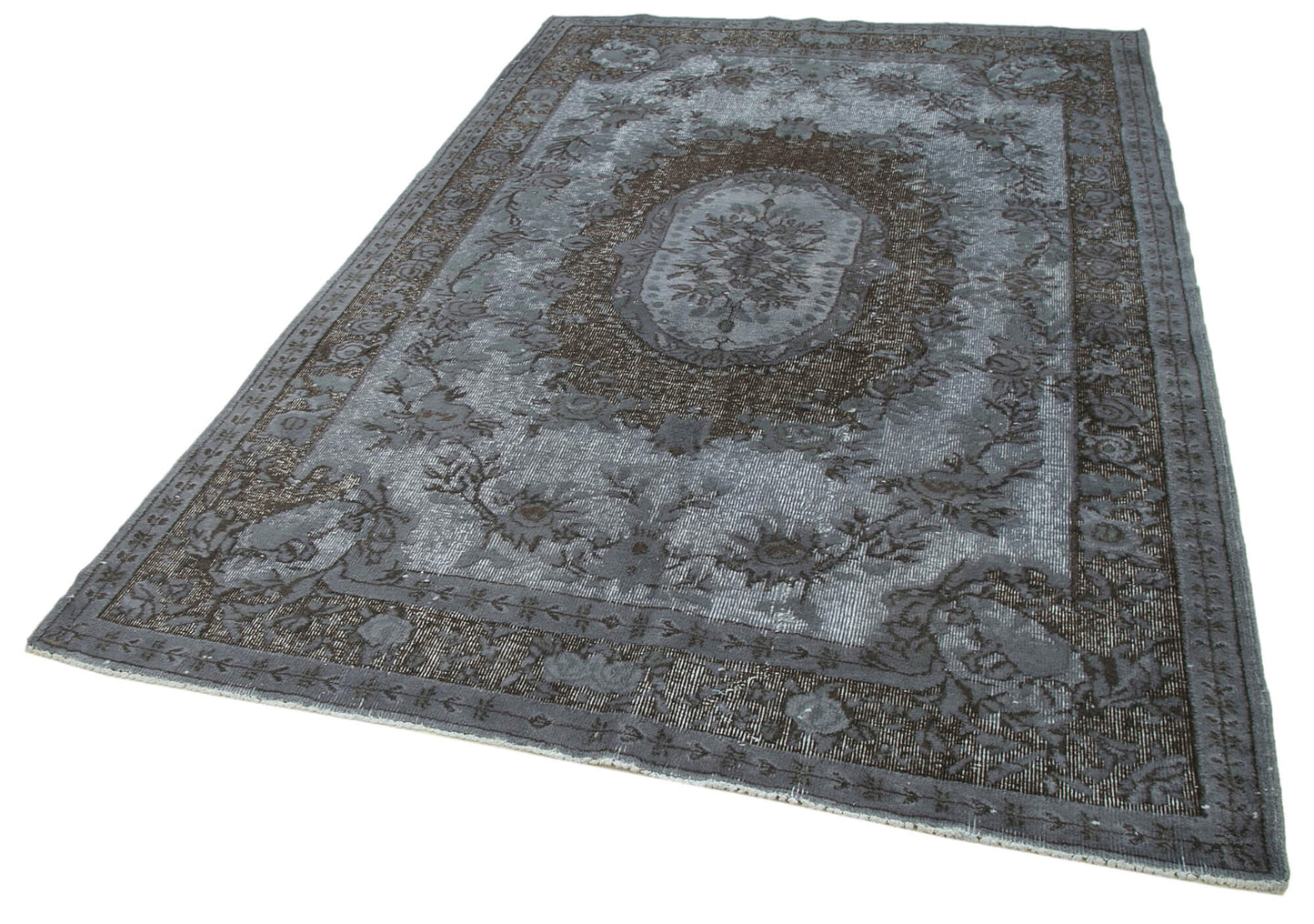 6x9 Grey Over Dyed Rug - 25591