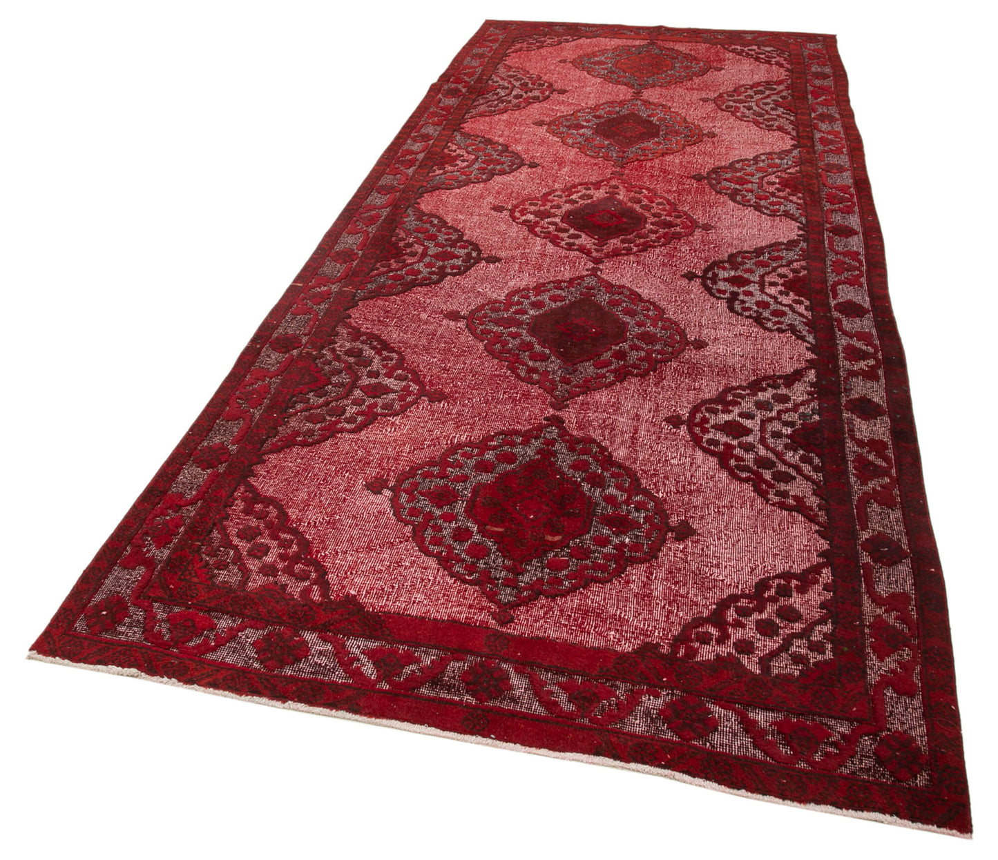 5x12 Red Over Dyed Rug - 25598