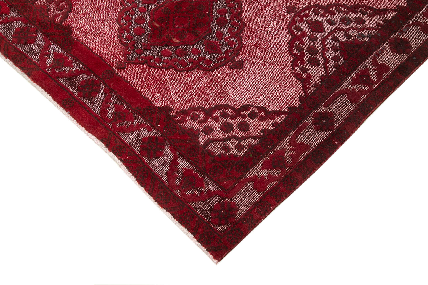 5x12 Red Over Dyed Rug - 25598