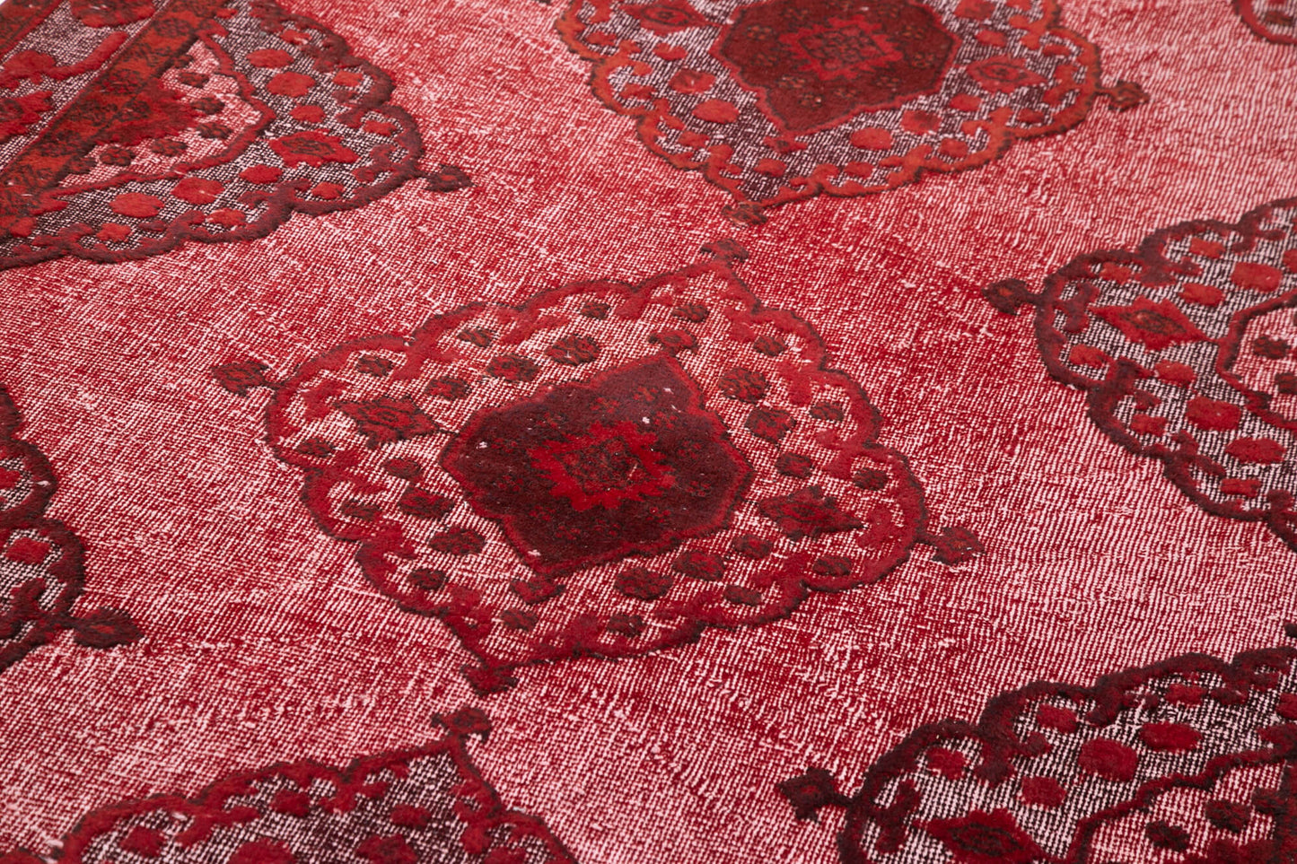 5x12 Red Over Dyed Rug - 25598