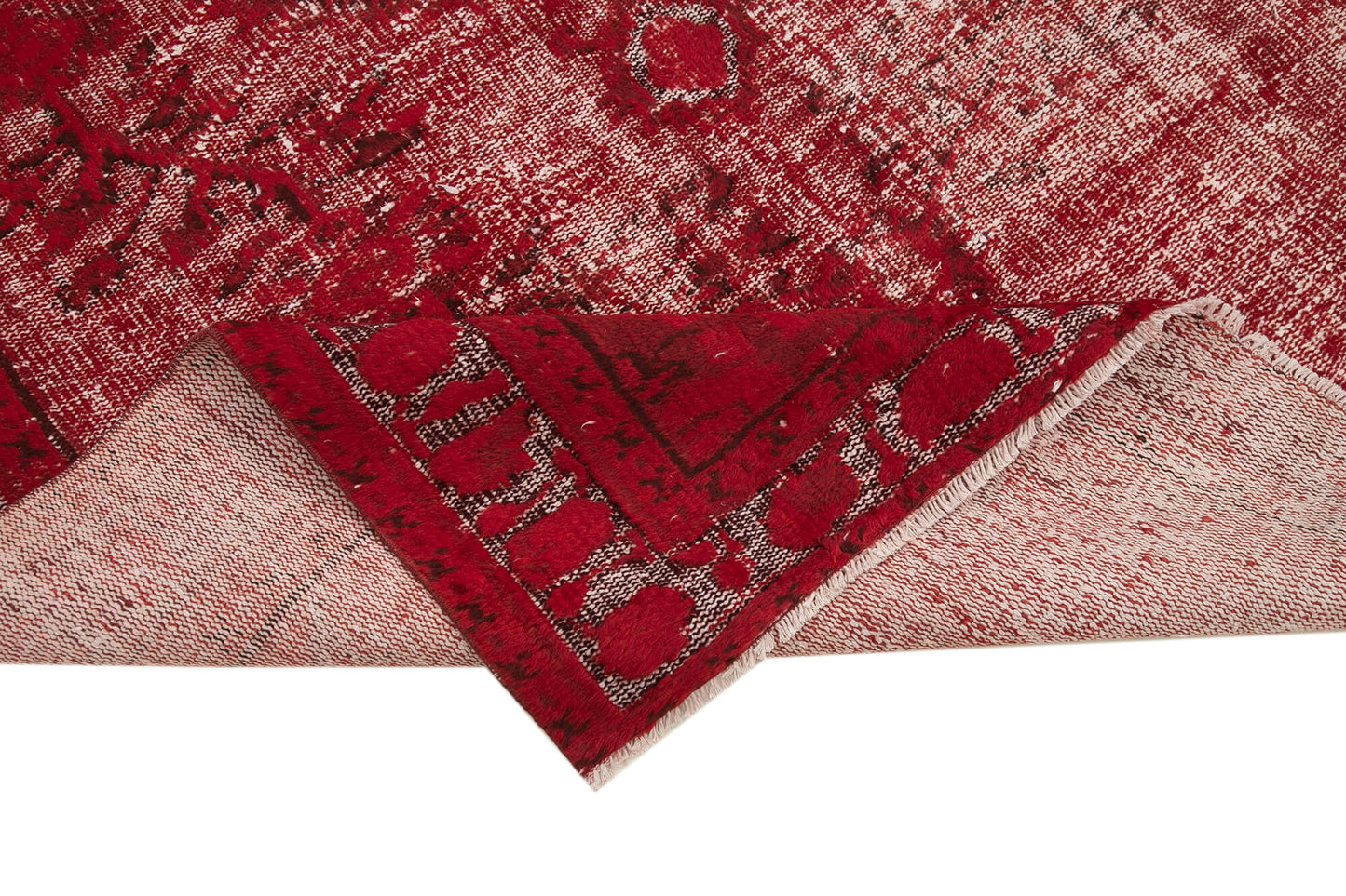 6x9 Red Over Dyed Rug - 25600