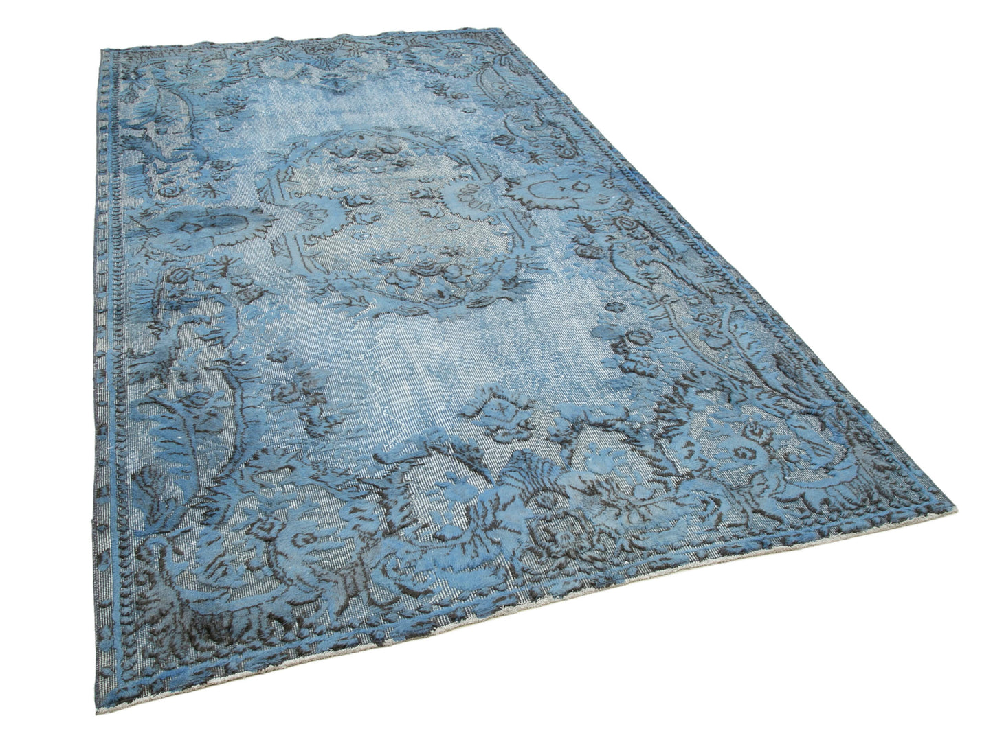 6x10 Blue Over Dyed Rug - 25606