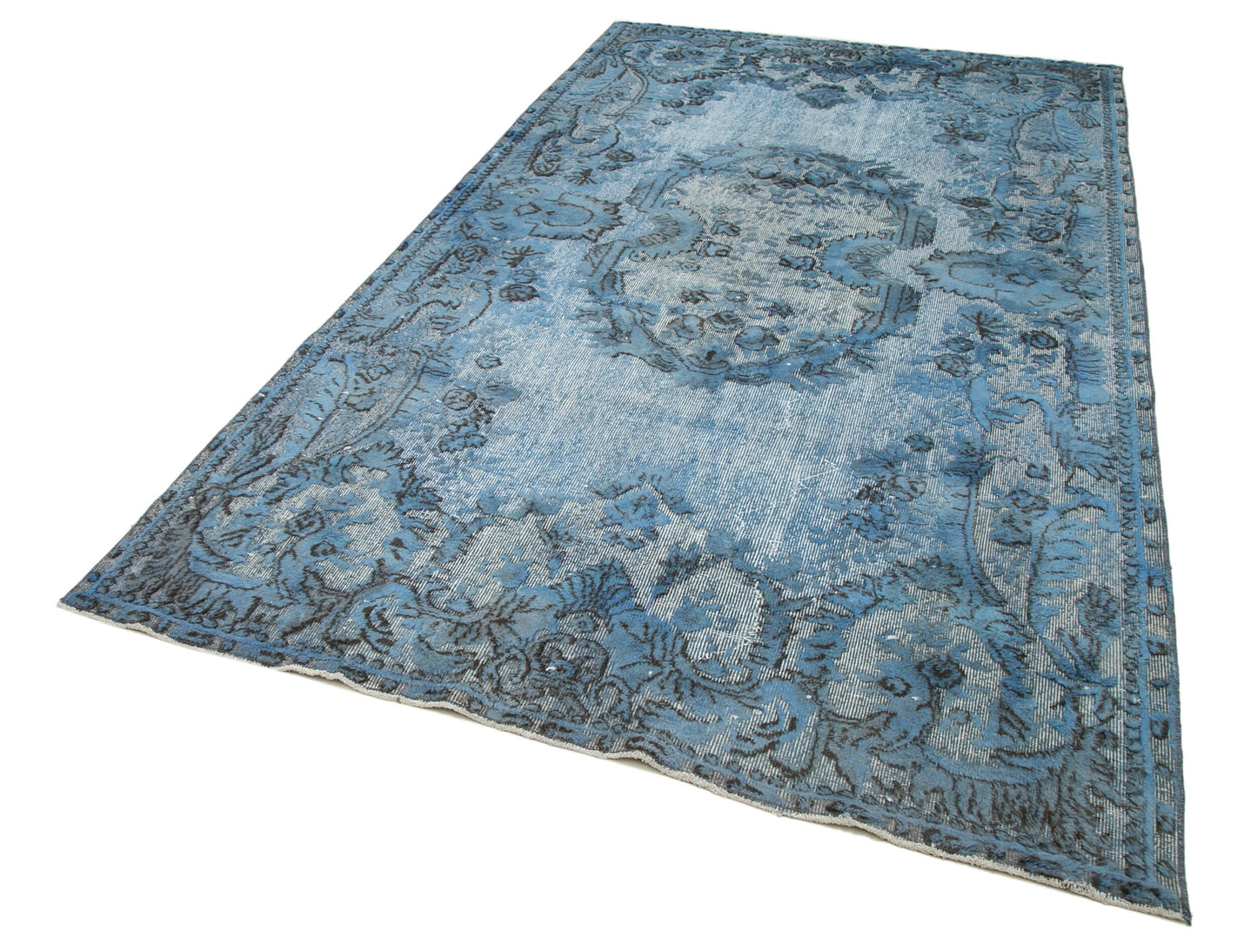 6x10 Blue Over Dyed Rug - 25606