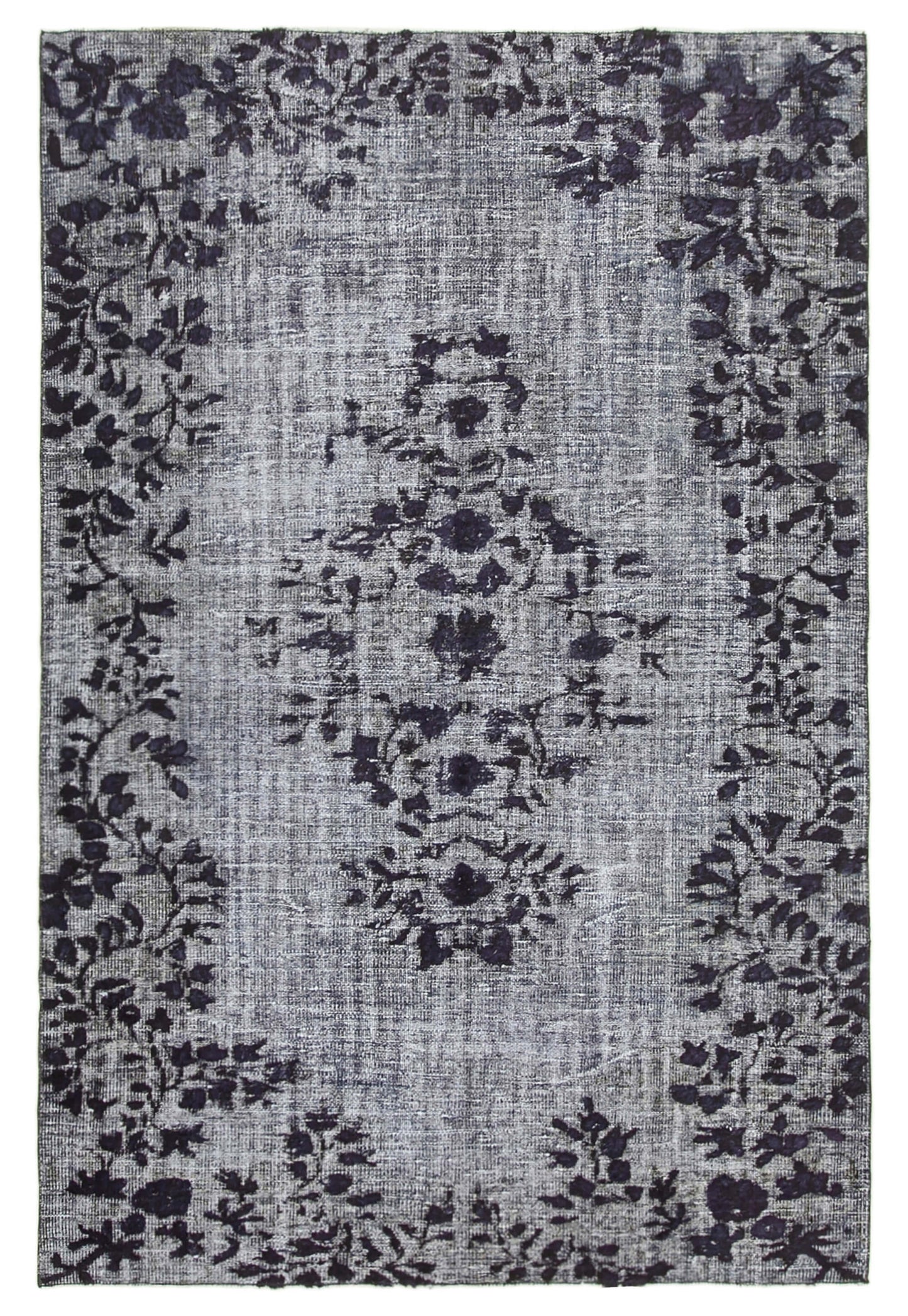 6x9 Grey Over Dyed Rug - 25617