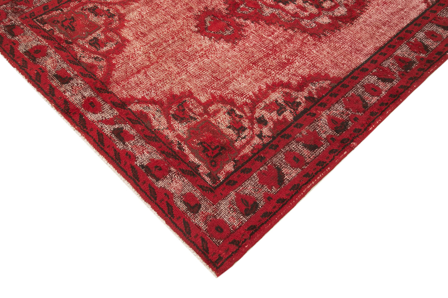 5x8 Red Over Dyed Rug - 25637