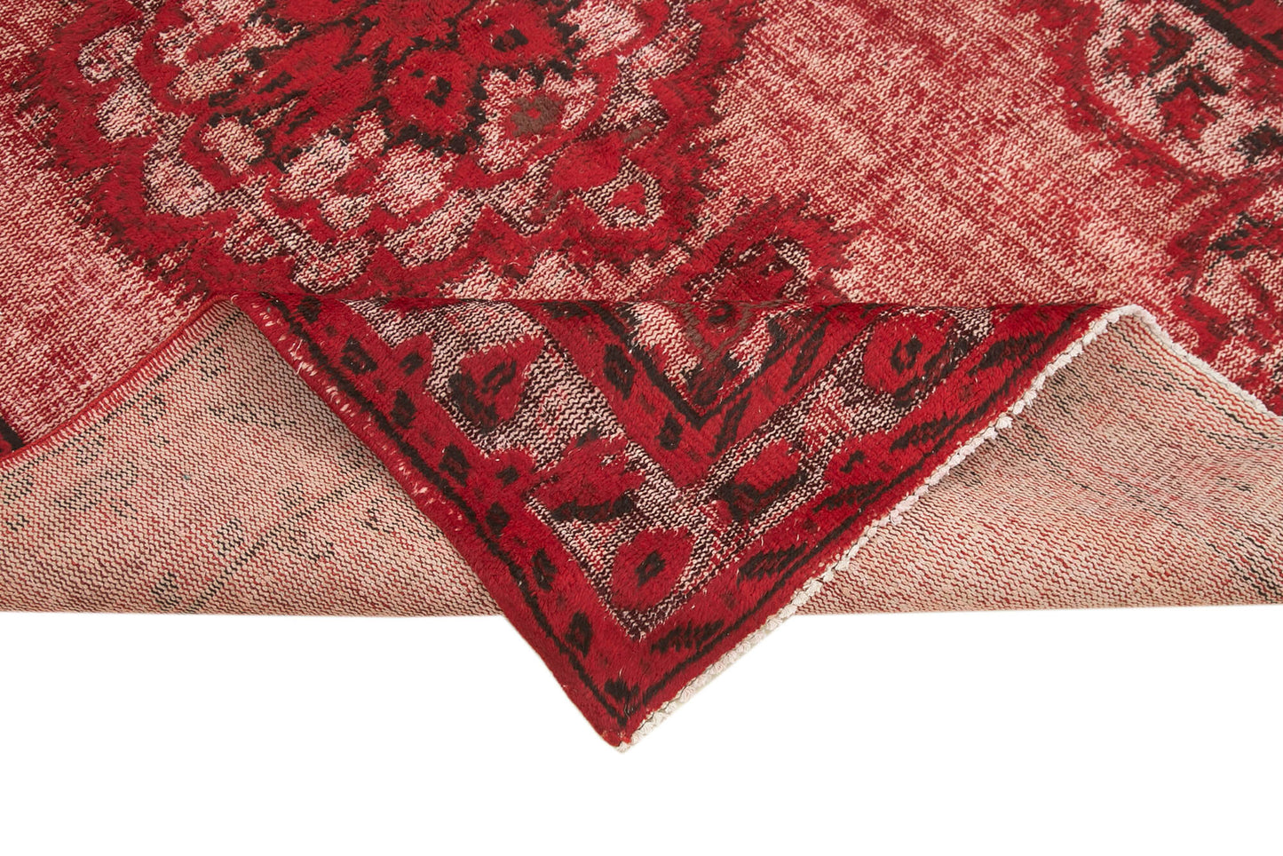 5x8 Red Over Dyed Rug - 25637