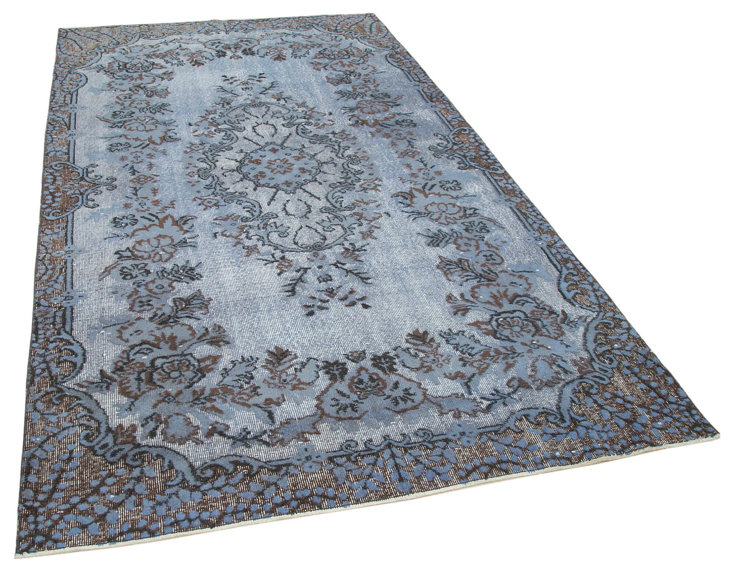 5x9 Blue Over Dyed Rug - 25684