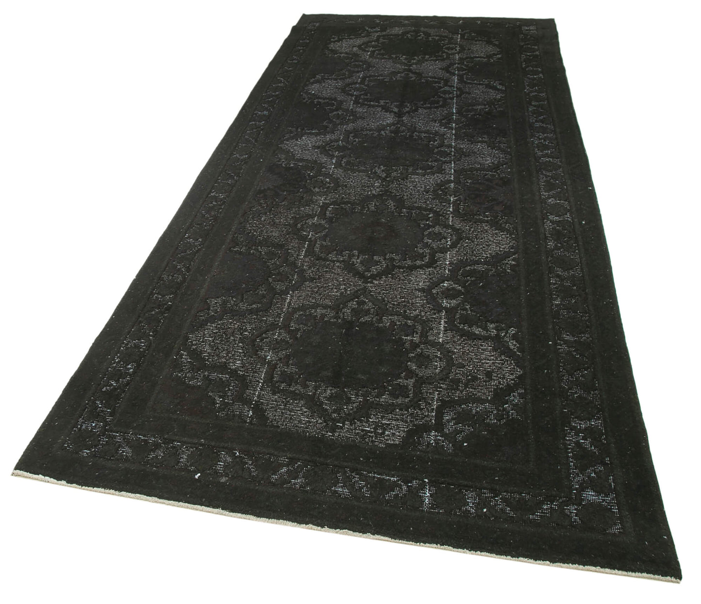 5x12 Black Over Dyed Rug - 25699