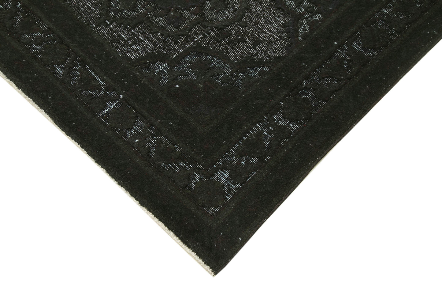 5x12 Black Over Dyed Rug - 25699