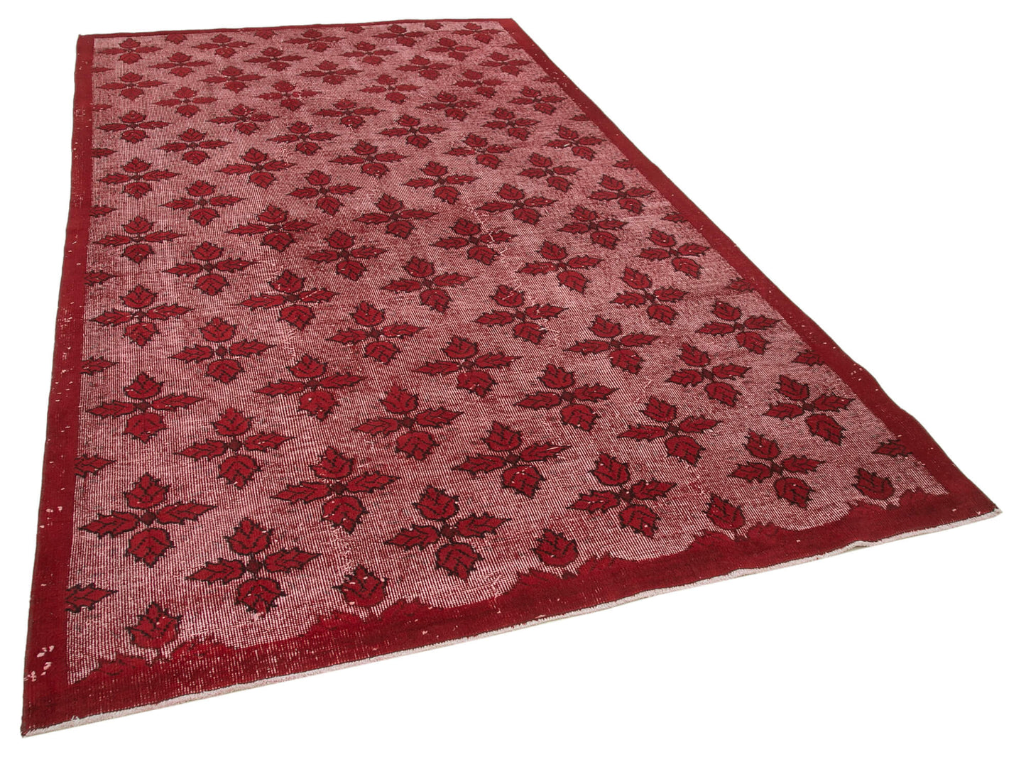 6x9 Red Over Dyed Rug - 25745