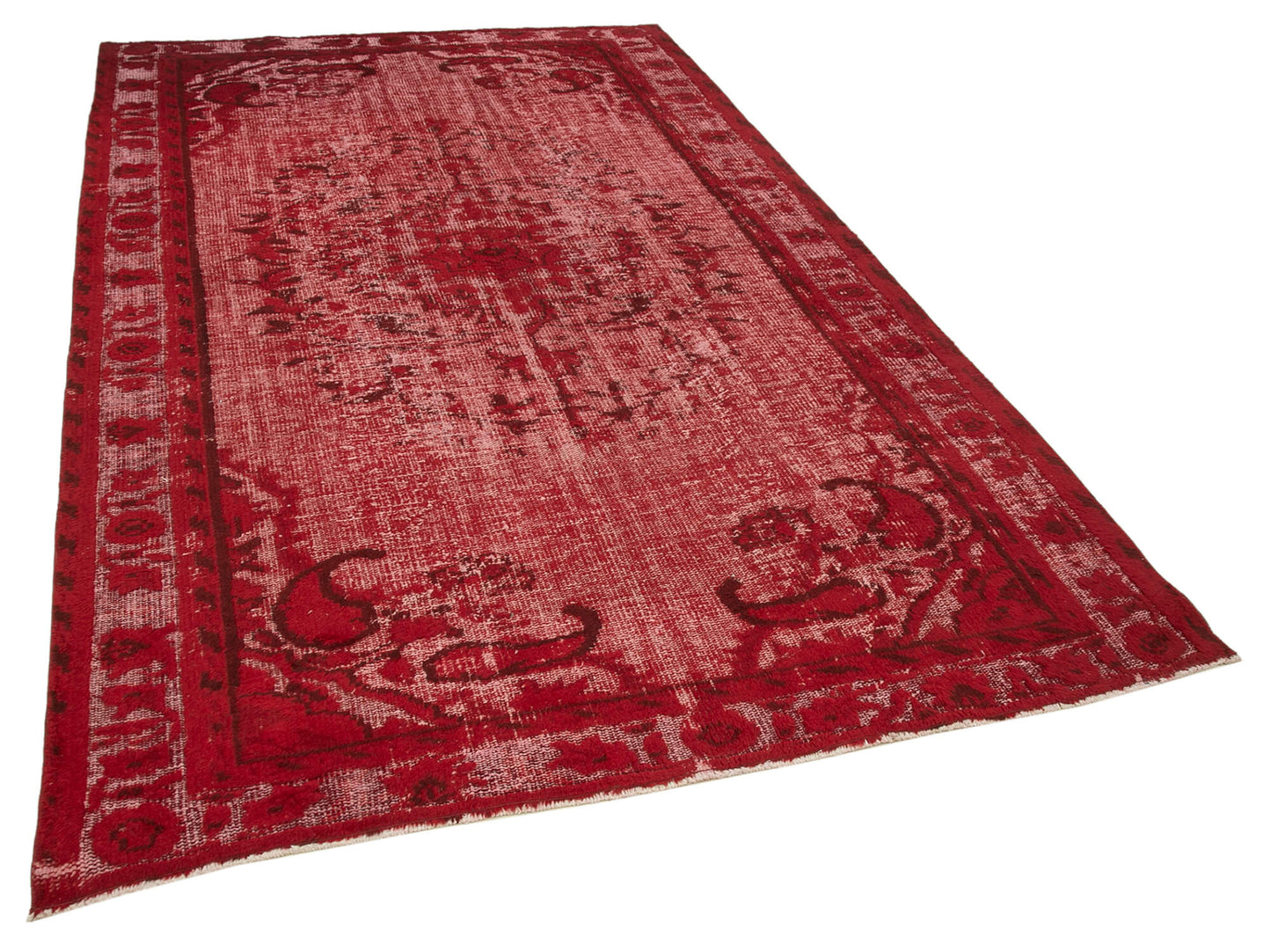 6x9 Red Over Dyed Rug - 25747