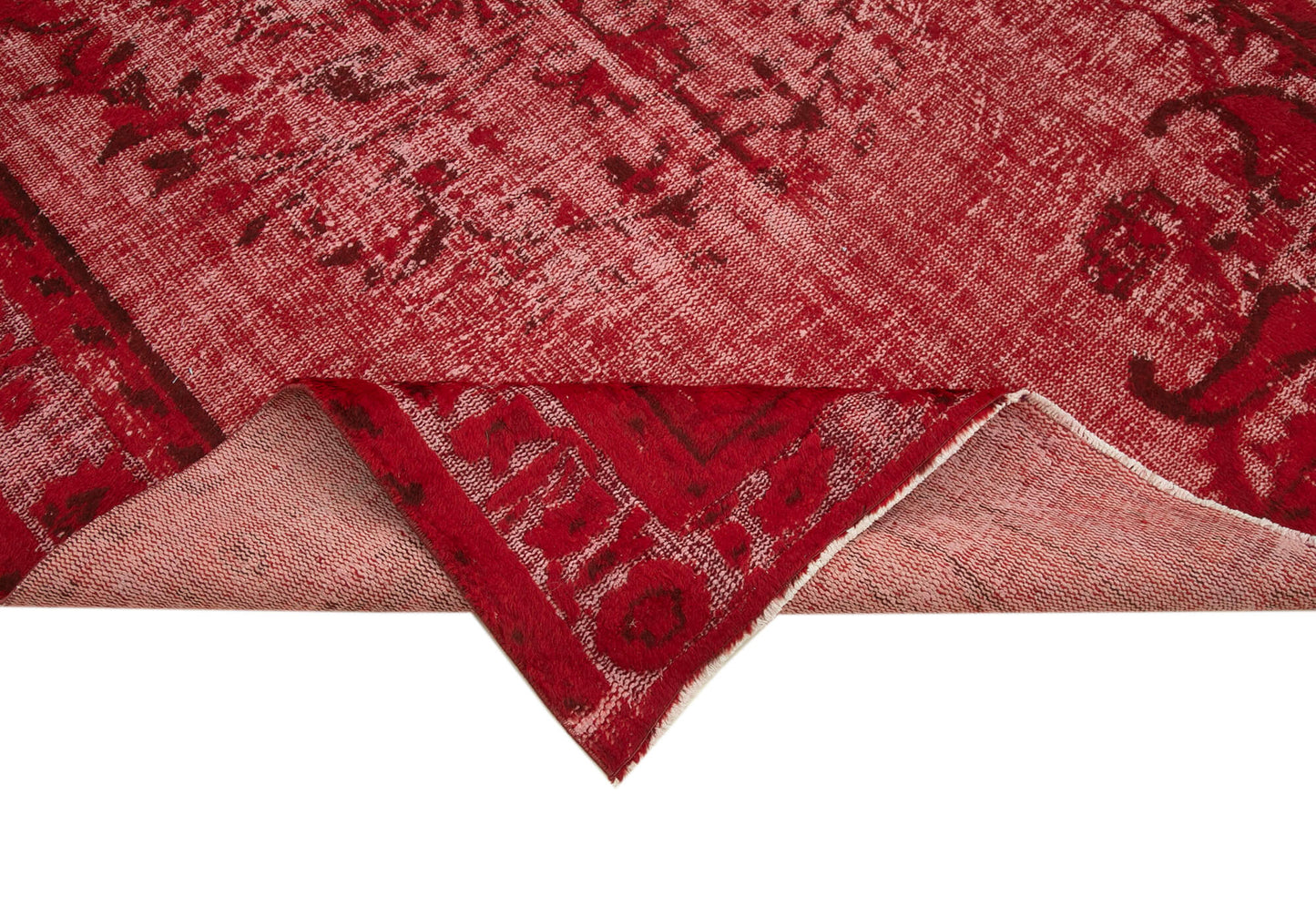 6x9 Red Over Dyed Rug - 25747