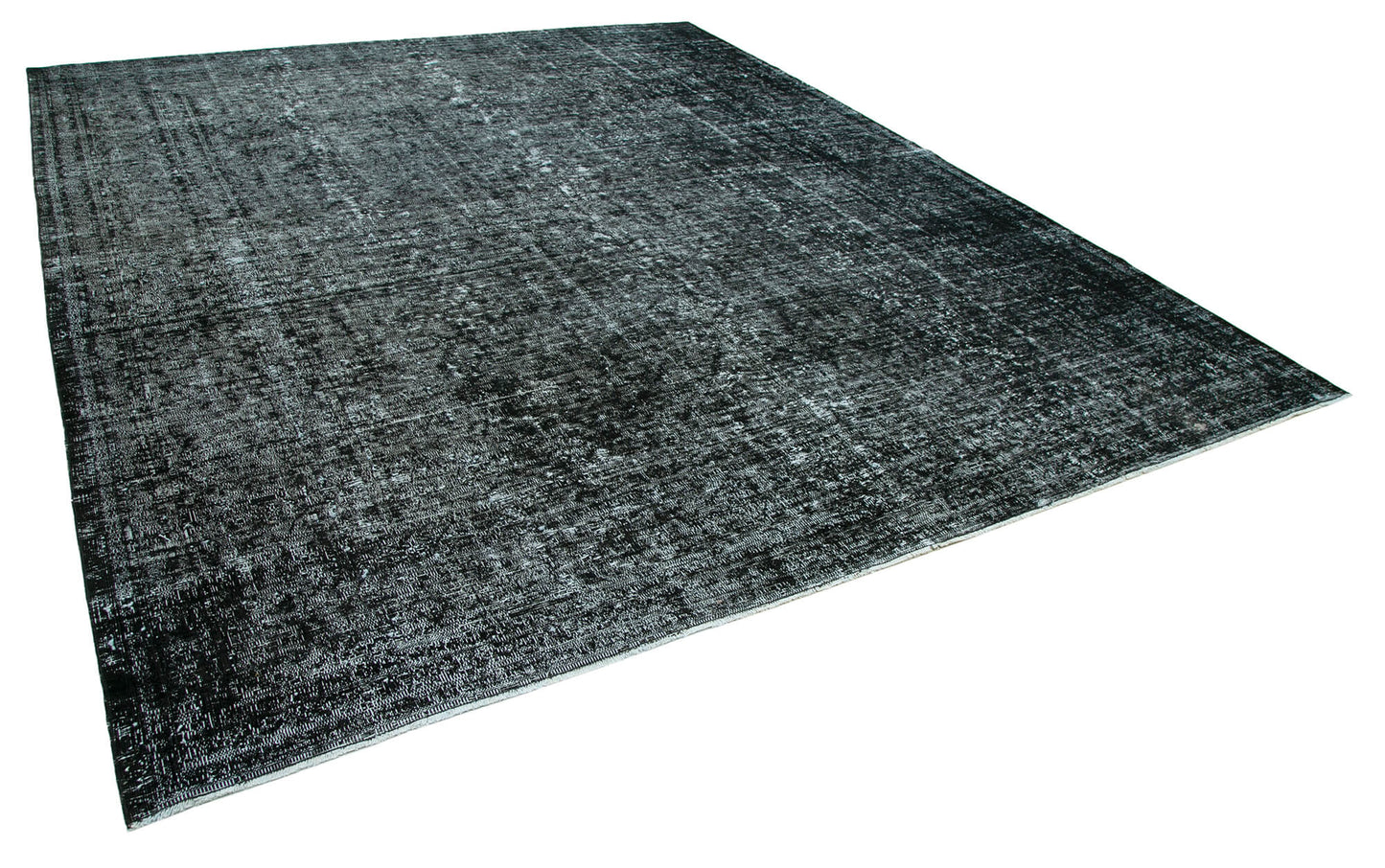 10x12 Black Overdyed Large Area Rug - 26424