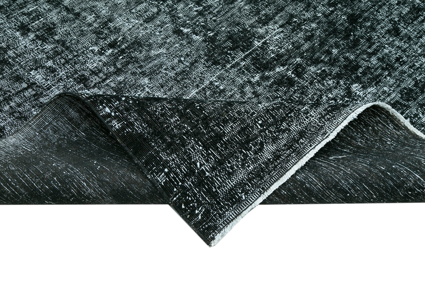 10x12 Black Overdyed Large Area Rug - 26424