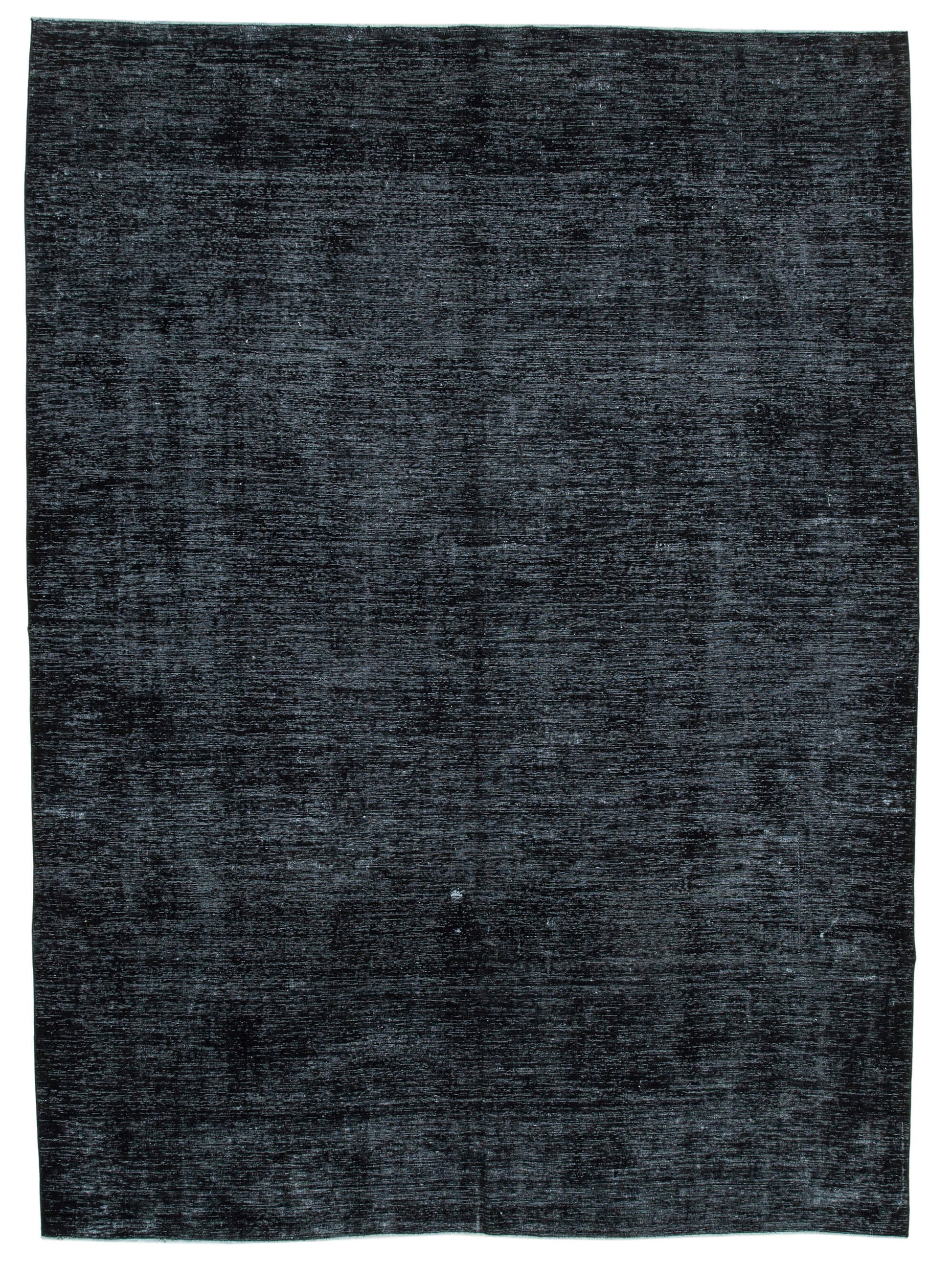 9x13 Black Overdyed Large Area Rug - 26465